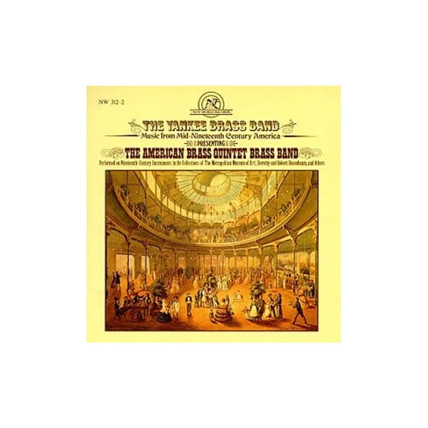 American Brass Quintet Brass Band MUSIC FROM MID-19TH CENTURY AMERICA CD