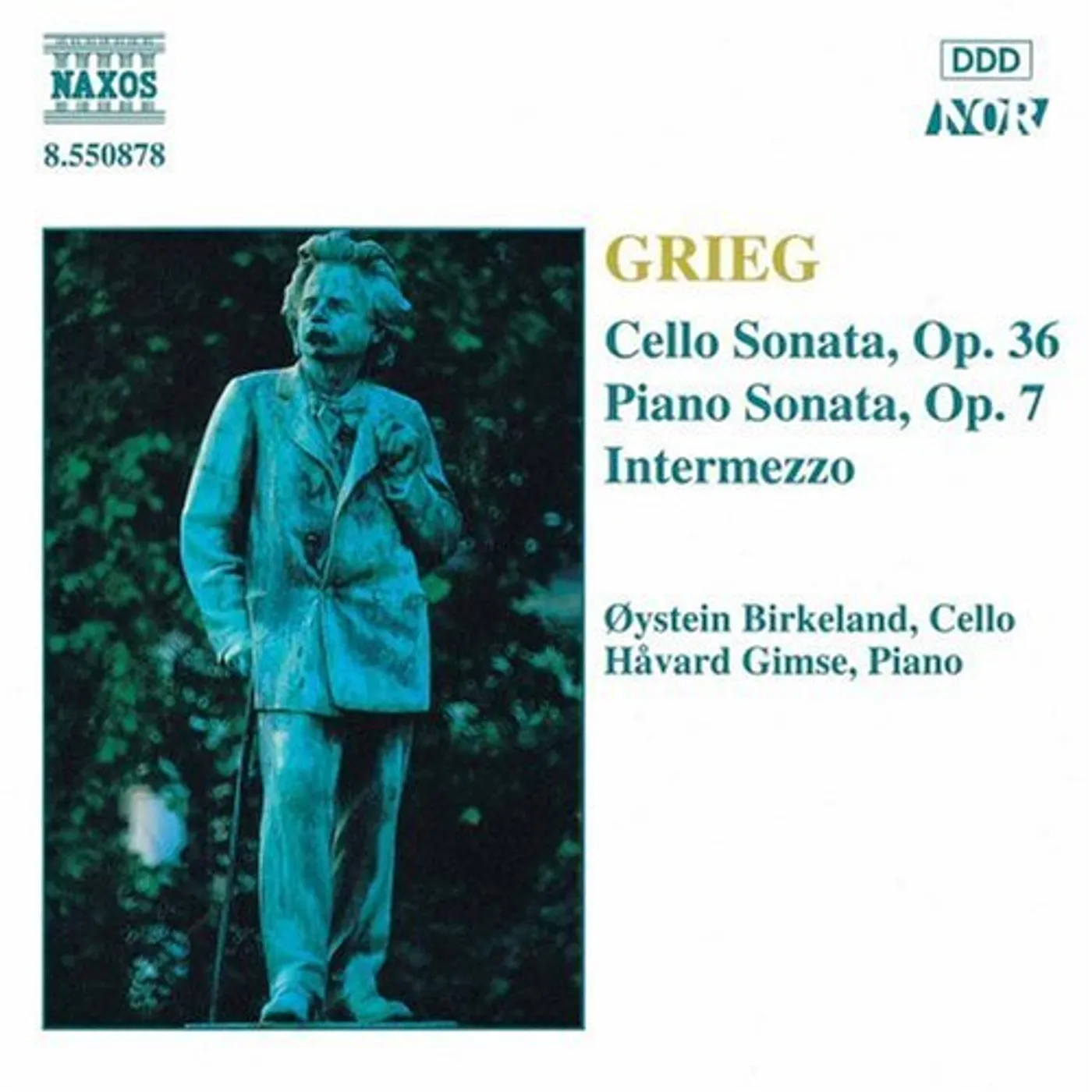 Edvard Grieg CELLO SNTAS CD