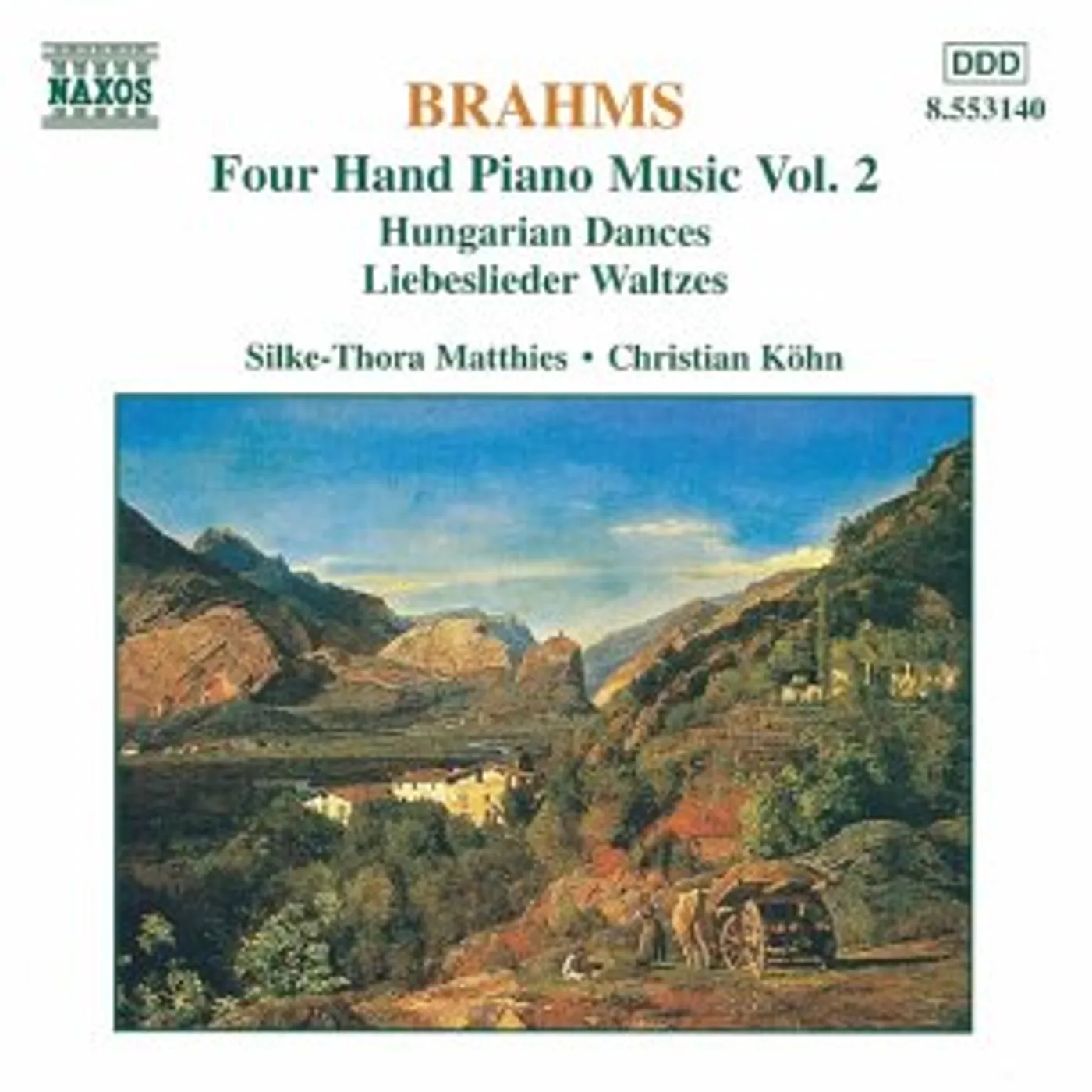 Johannes Brahms FOUR HAND PIANO MUSIC 2 CD