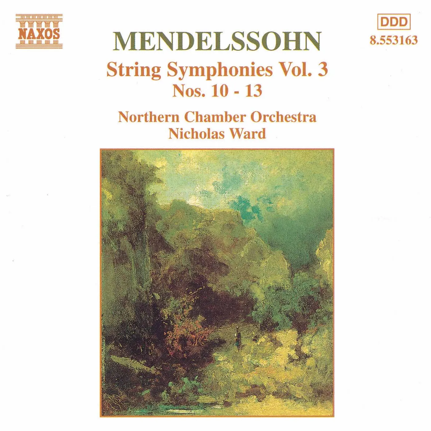 Mendelssohn STRING SYMPHONIES VOL. 3 CD