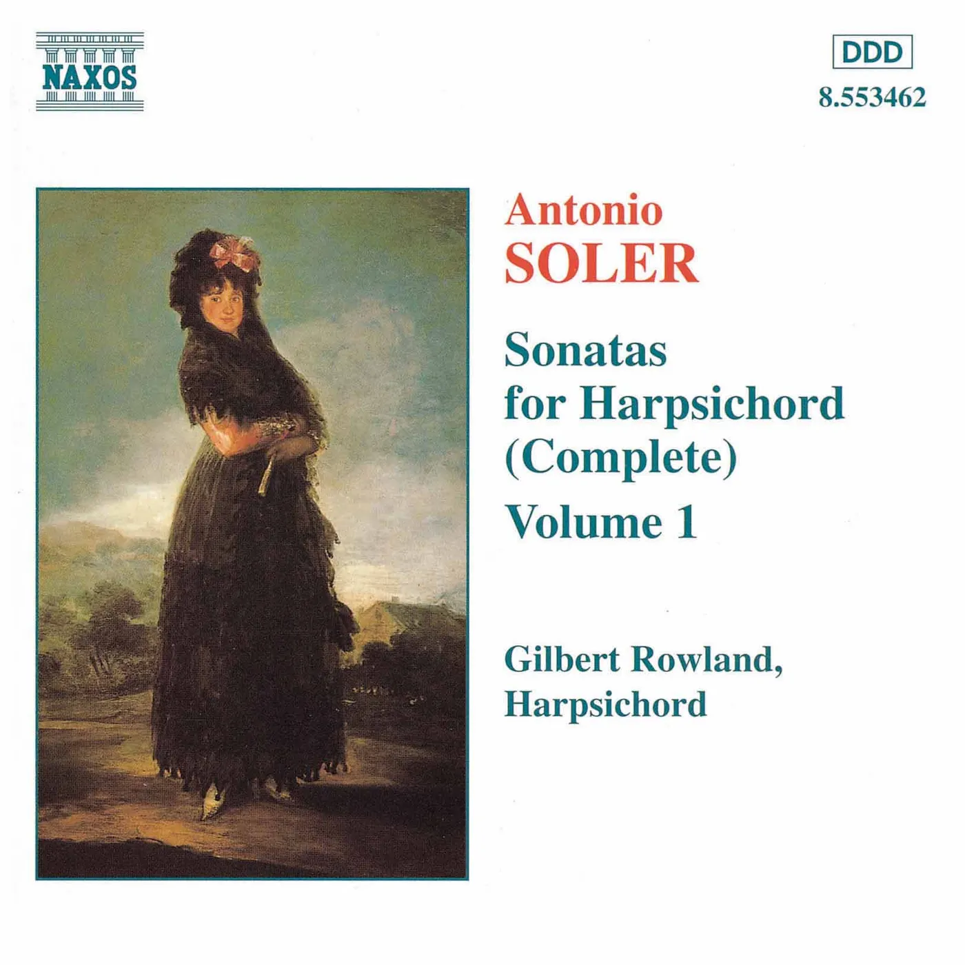 Antonio Soler HARPSICHORD SONATAS VOL. 1 CD