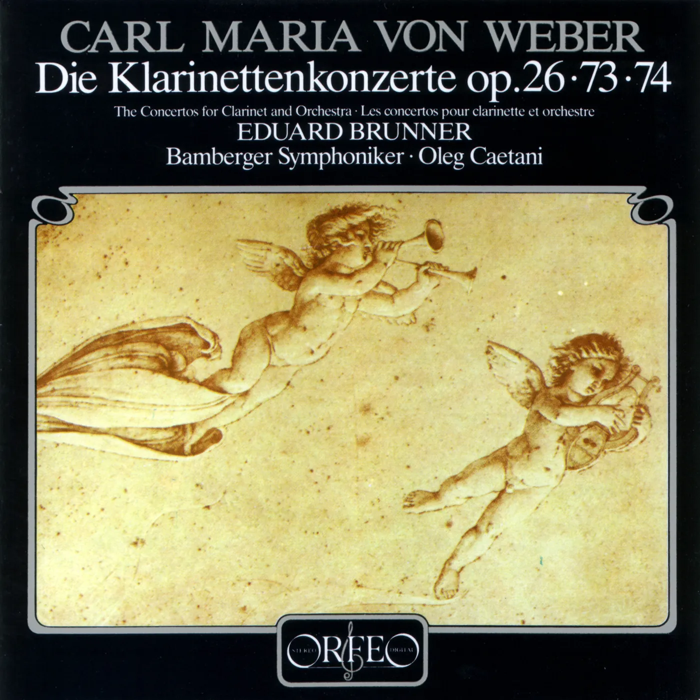 Weber CLARINET CONCERTOS CD