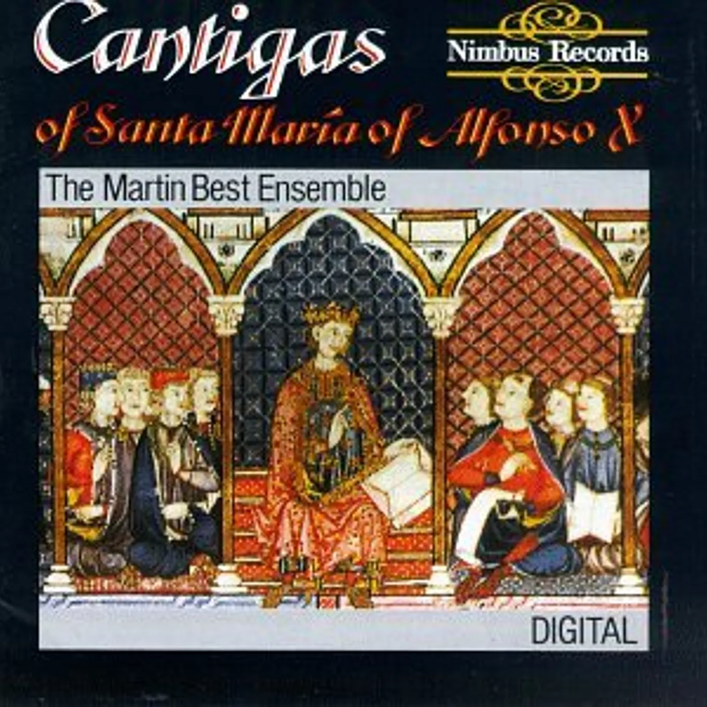 Martin Best Medieval Ensemble CATIGAS OF SANTA MARIA OF ALFONSO X EL SABIO CD