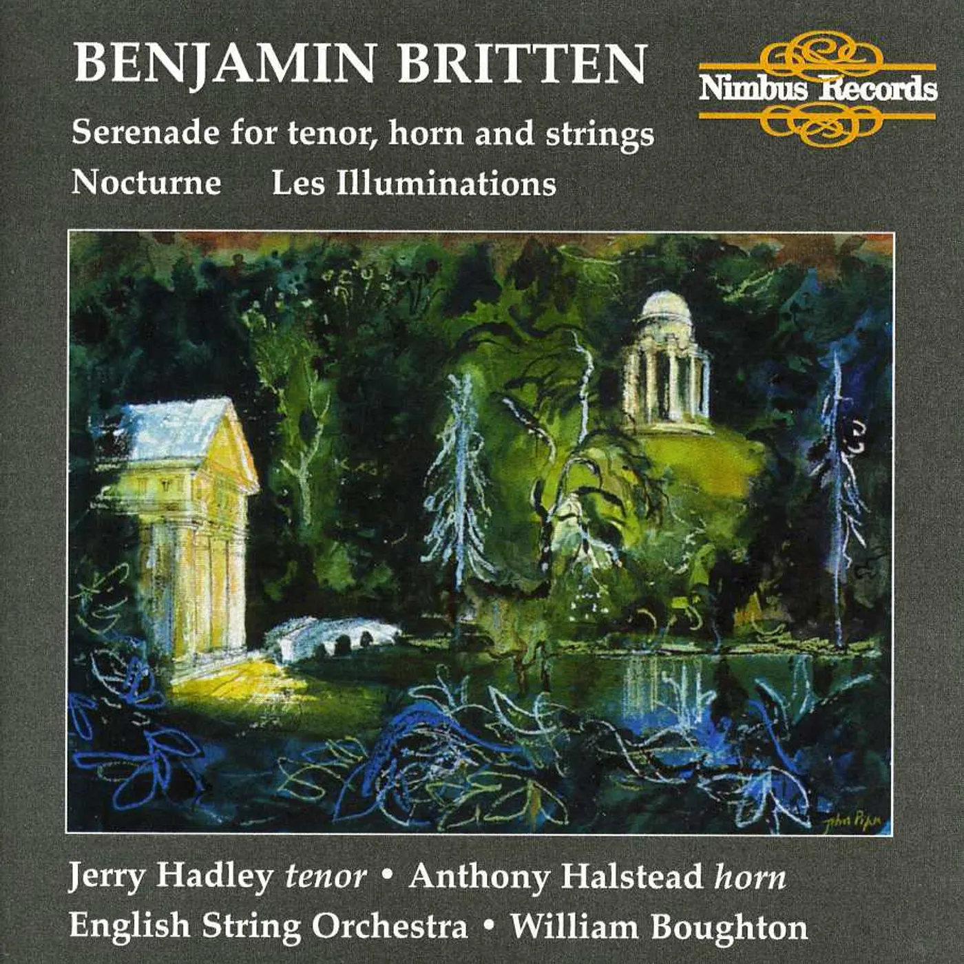 Britten SERENADE FOR TENOR,HORN & STRINGS/NOCTURNE CD