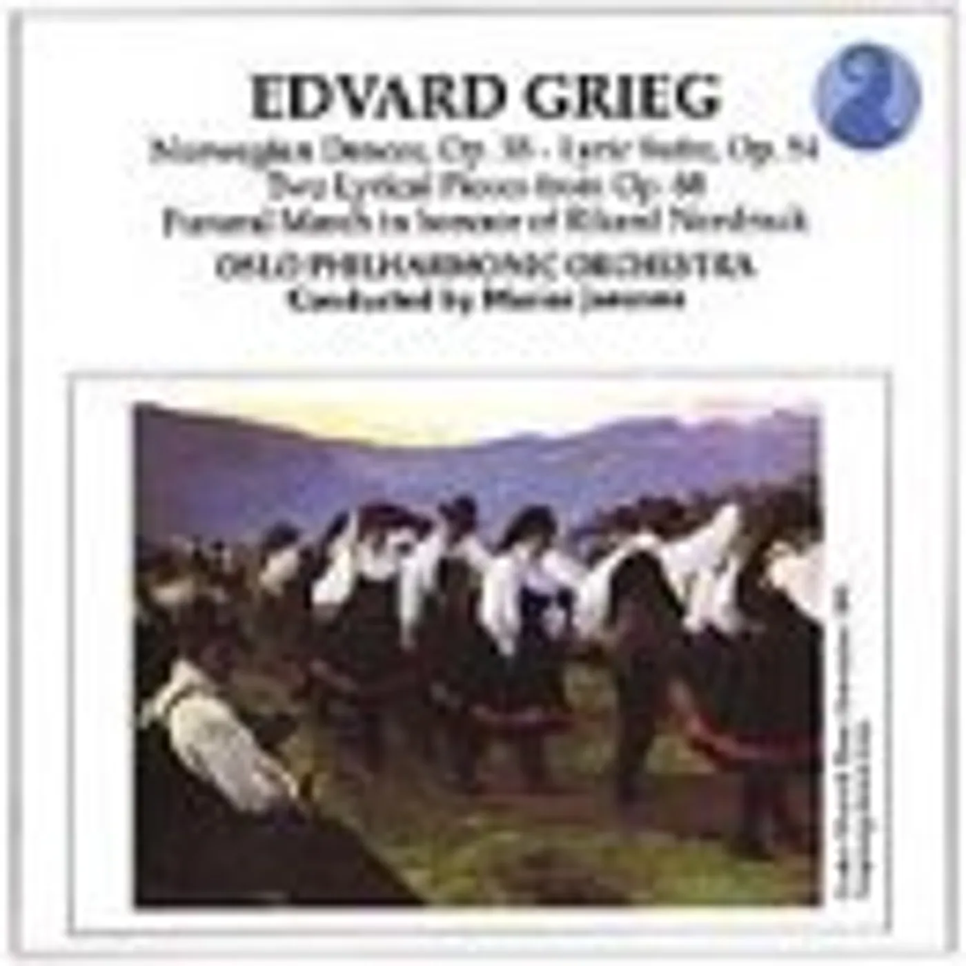 Edvard Grieg NORWEGIAN DANCES CD