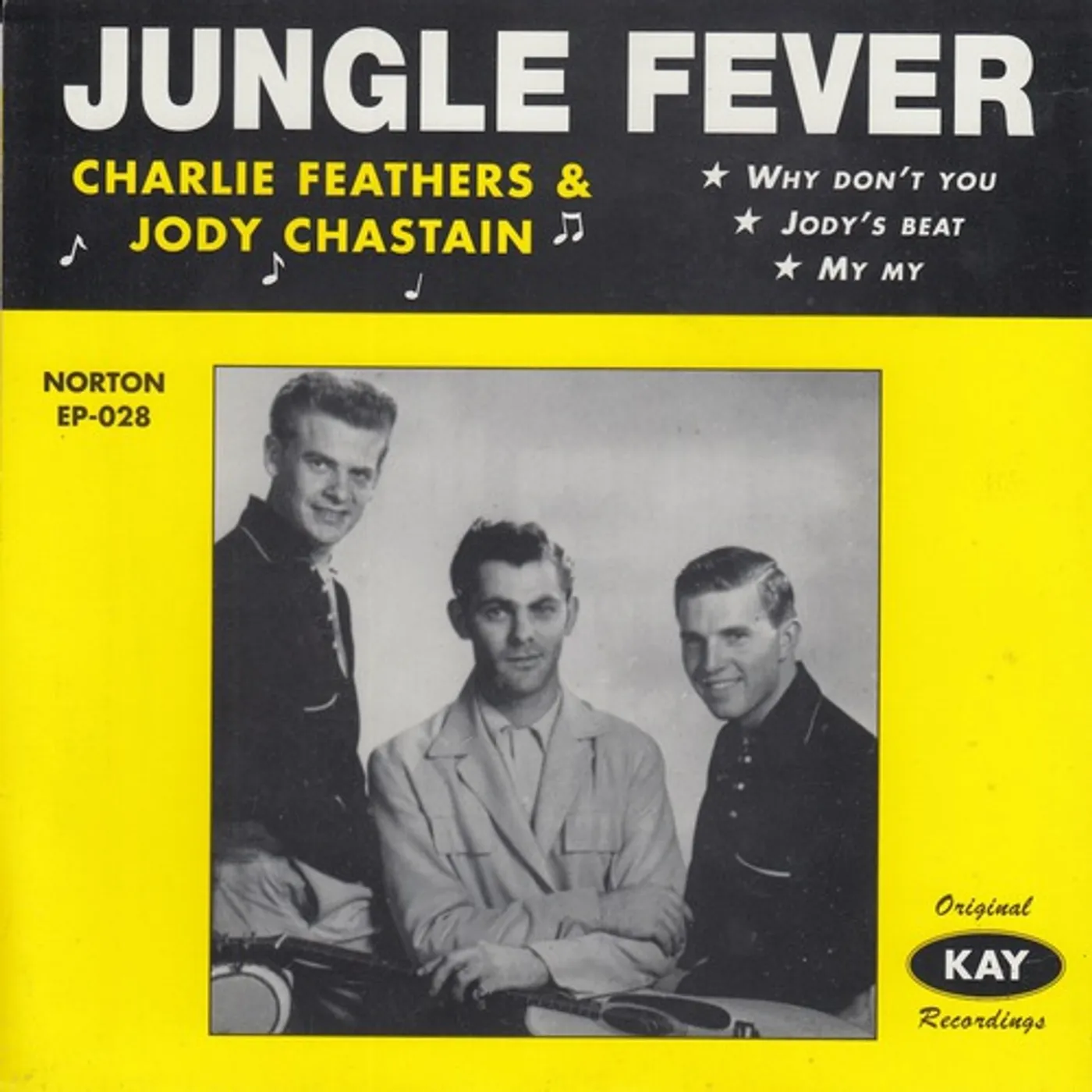Charlie Feathers / Jody Chastain JUNGLE FEVER Vinyl Record
