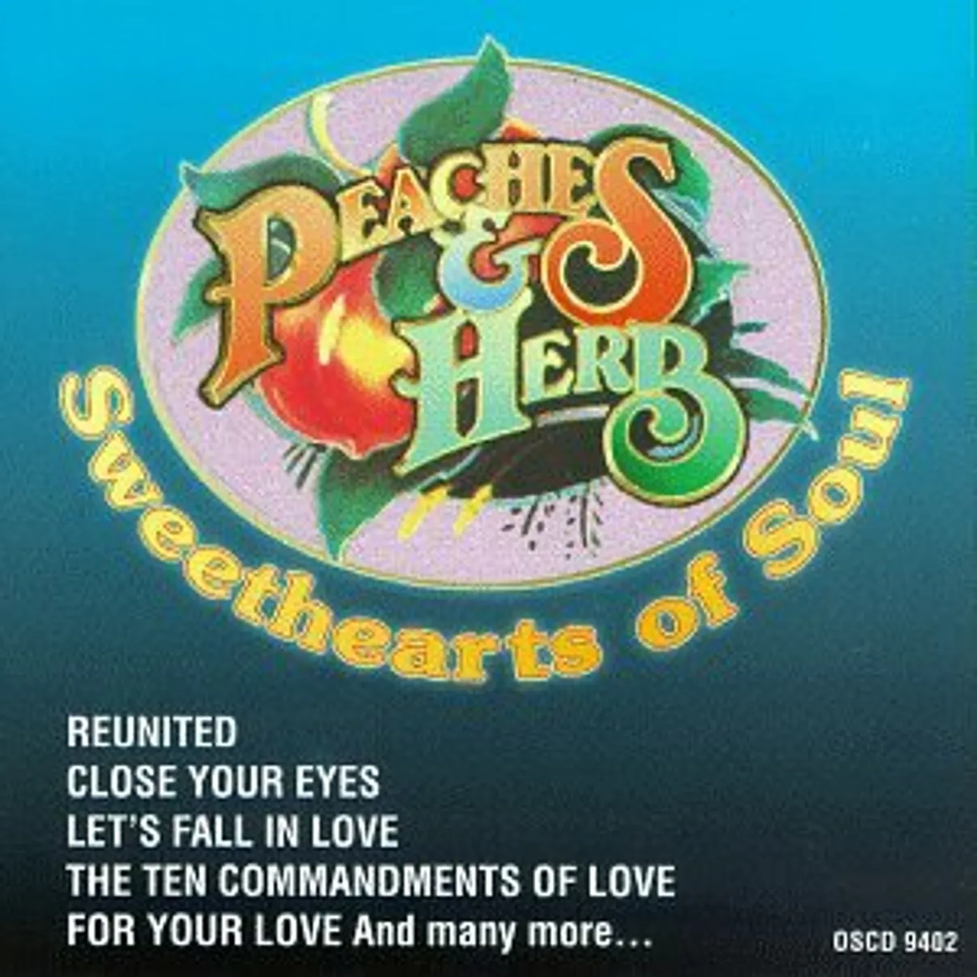 Peaches & Herb SWEETHEARTS OF SOUL CD
