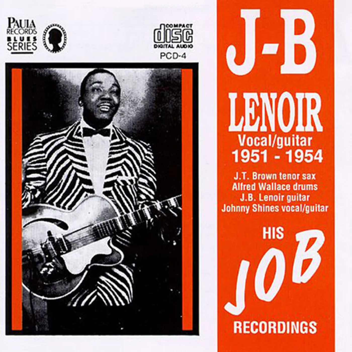 J.B. Lenoir 1951-1954 HIS J.O.B. RECORDINGS CD