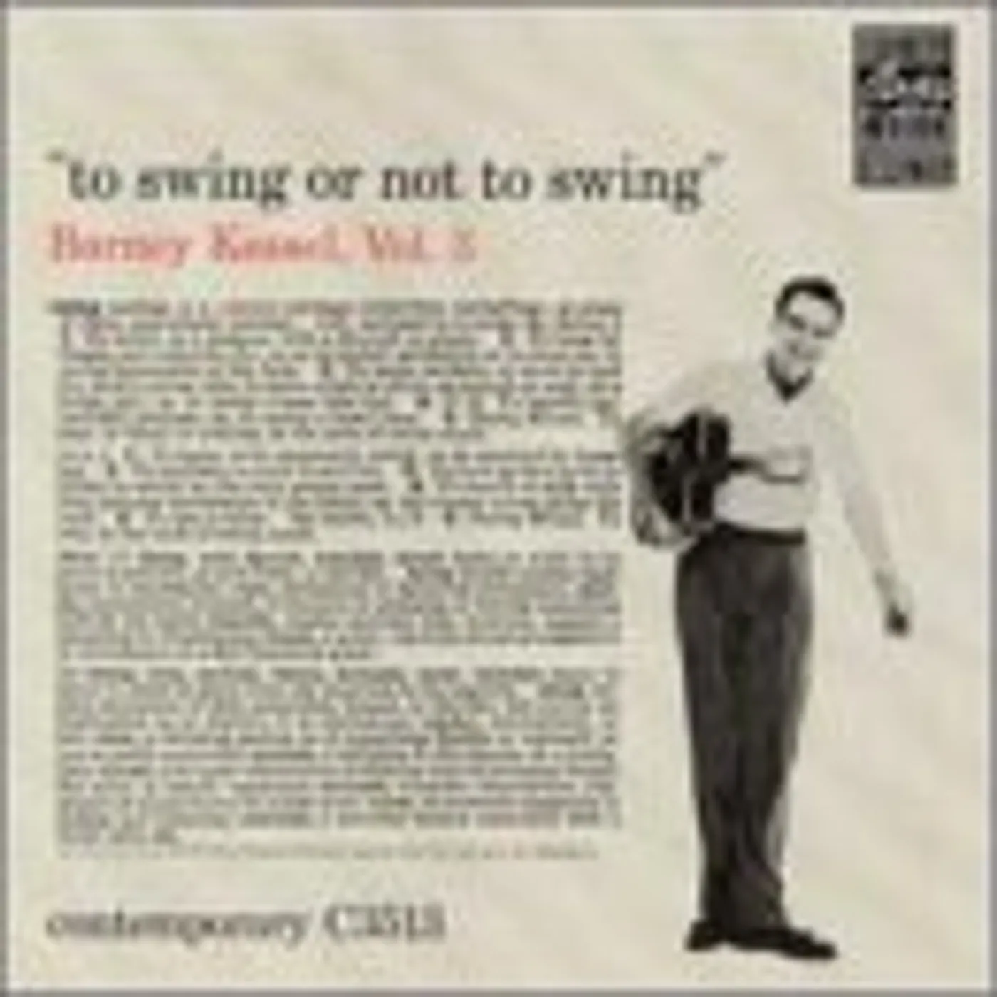Barney Kessel TO SWING OR NOT TO SWING CD