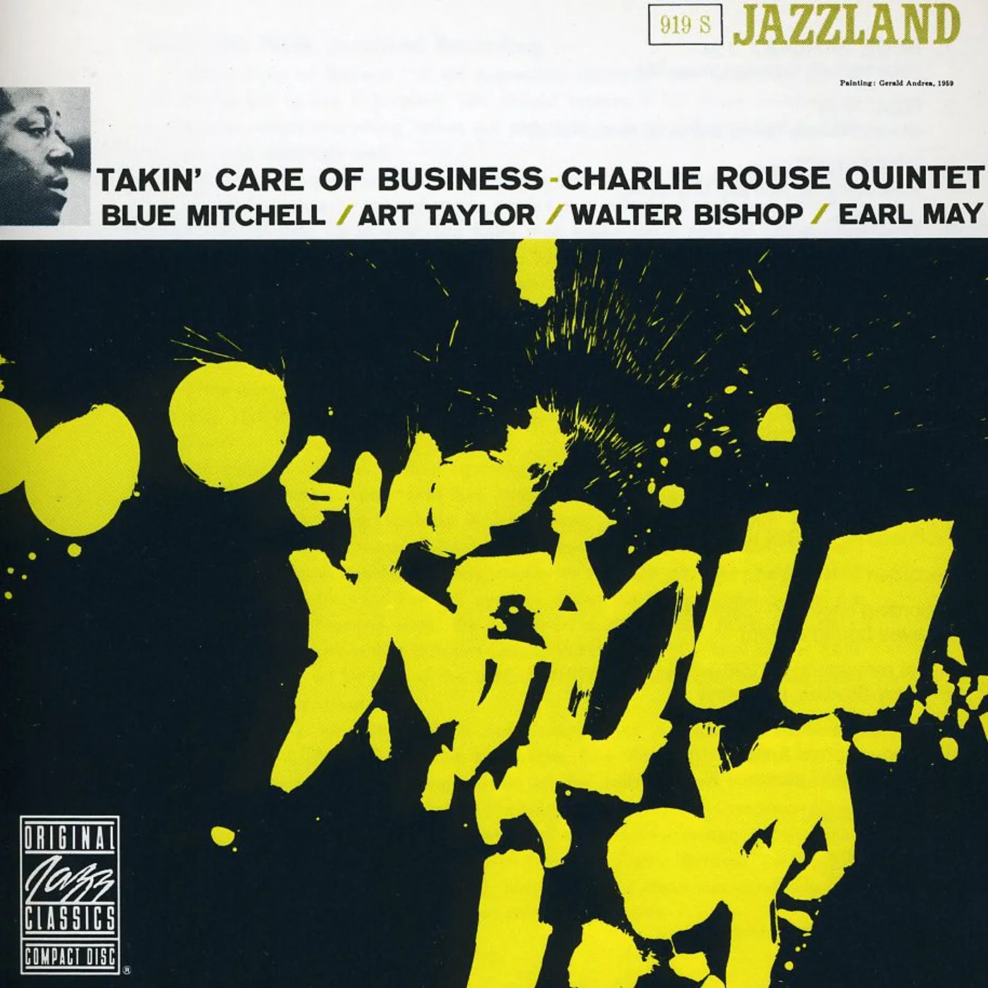 Charlie Rouse TAKIN CARE OF BUSINESS CD