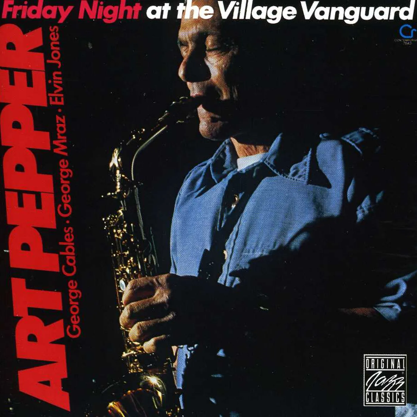 Art Pepper FRIDAY NIGHT AT THE VILLAGE VANGUARD CD