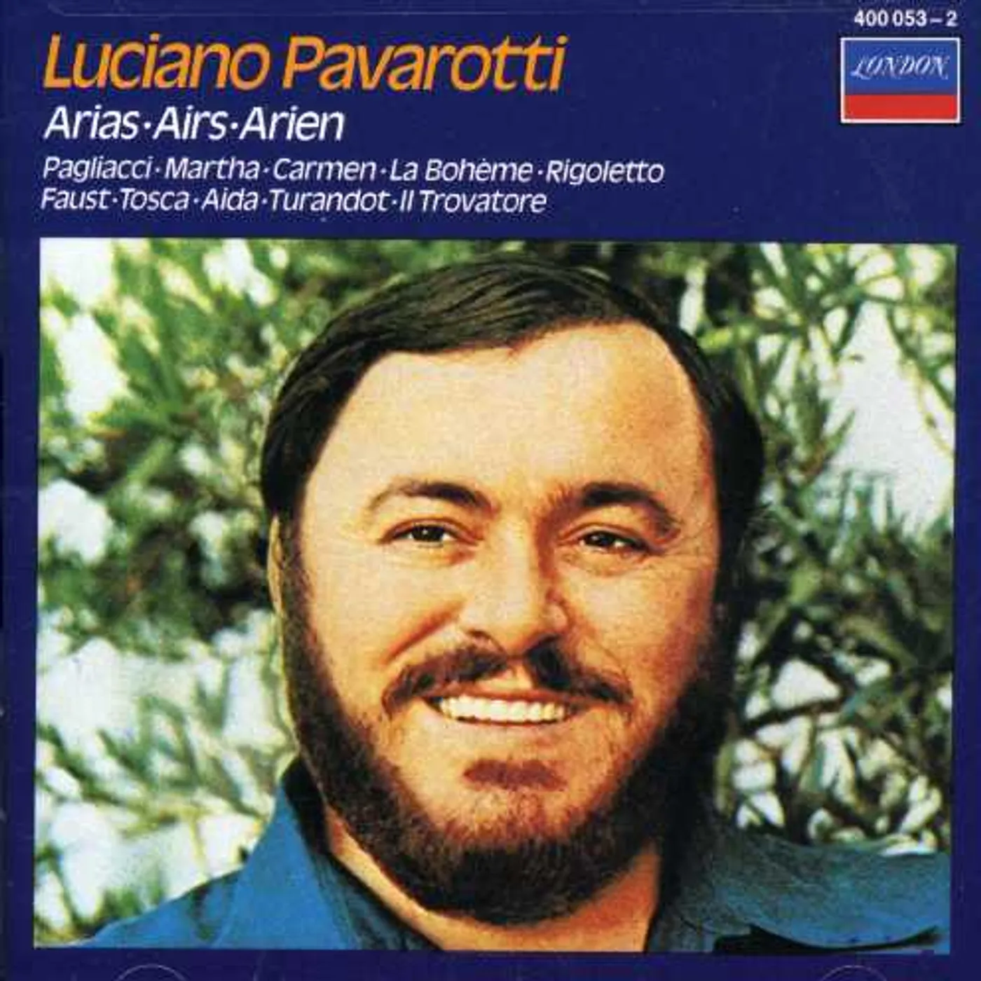 Luciano Pavarotti FAVORITE TENOR ARIAS CD