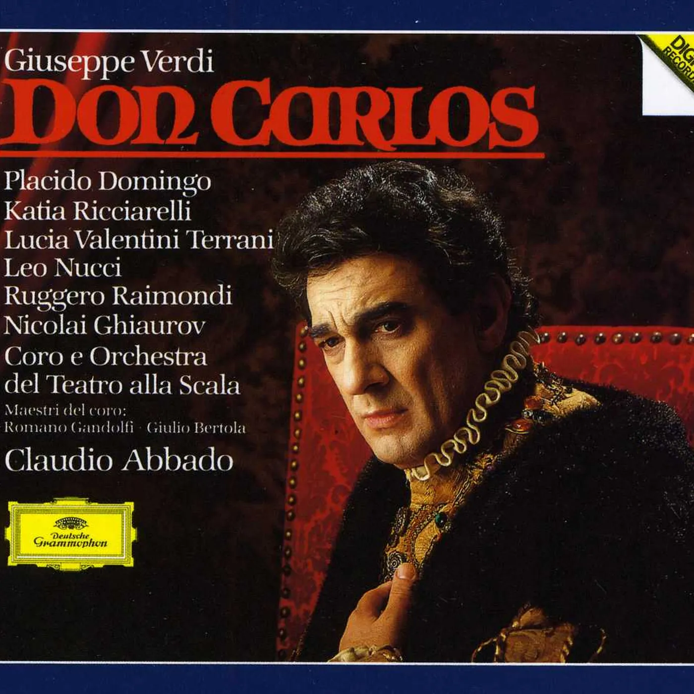 Verdi / Domingo / Ricciarelli / Lsc / Abbado DON CARLO CD