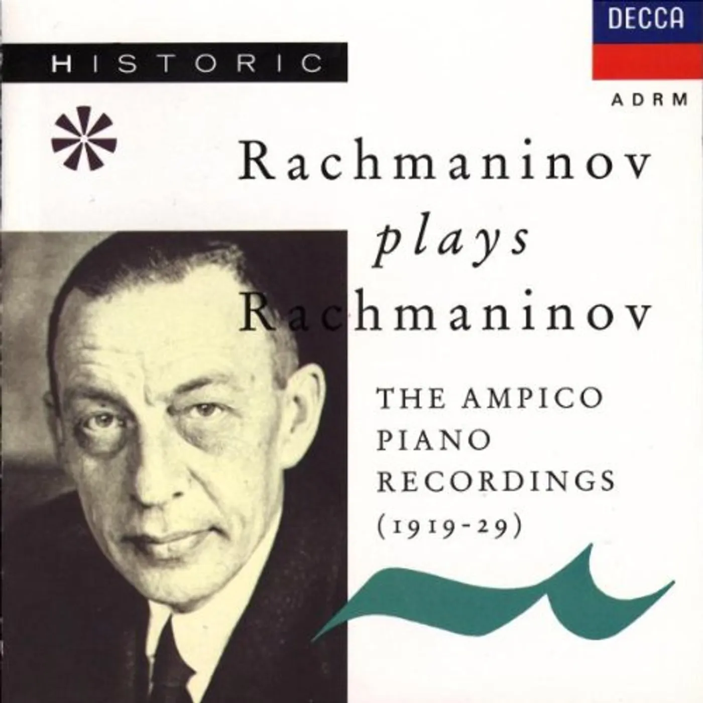 Sergei Rachmaninoff AMPICO PIANO RECORDINGS CD