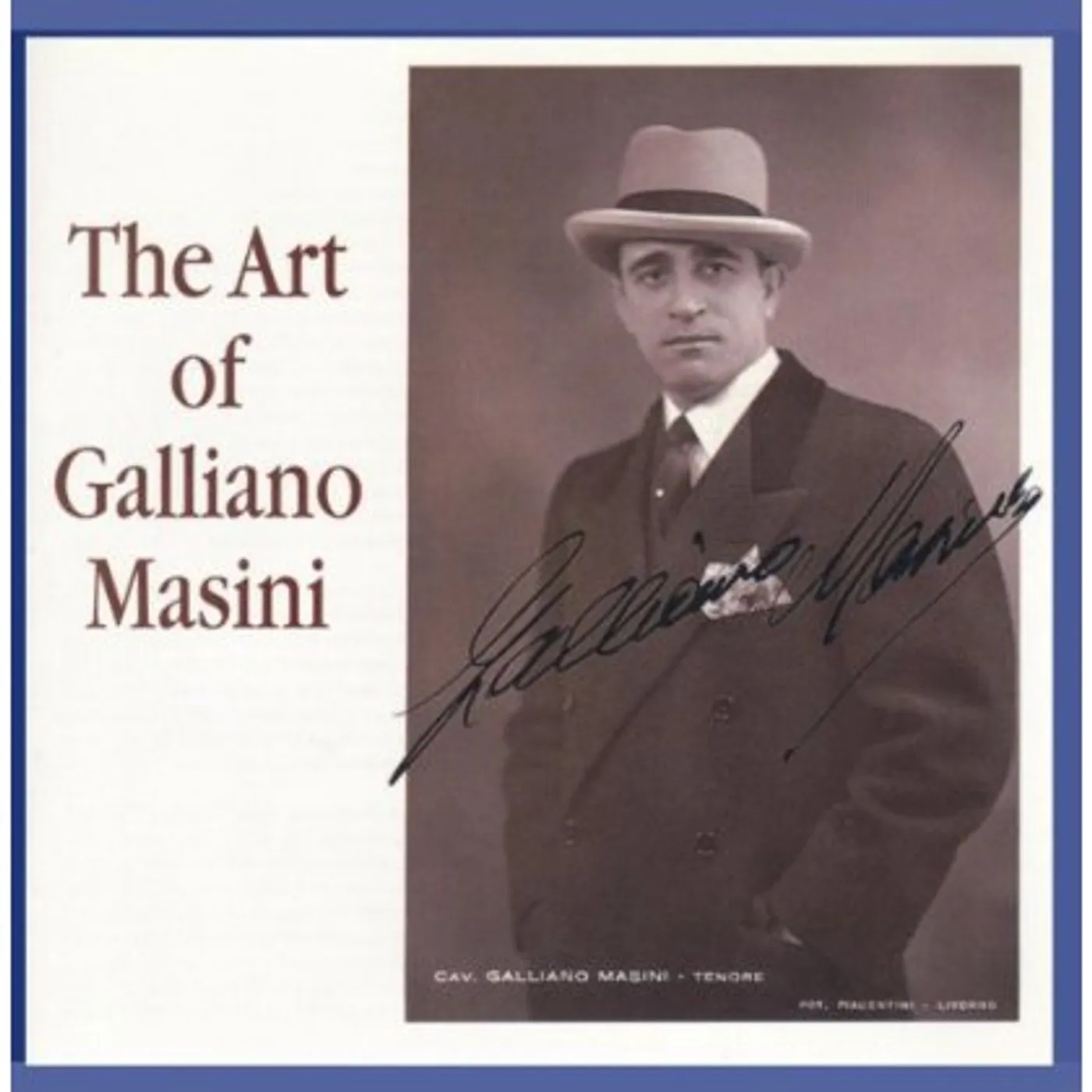 ART OF GALLIANO MASINI CD