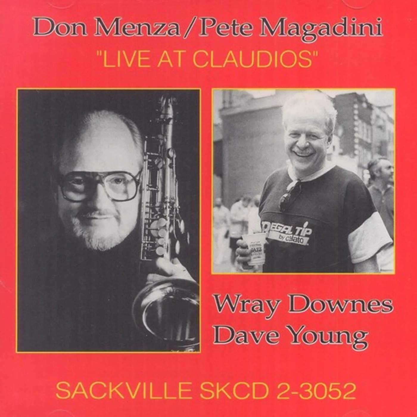 Don Menza LIVE AT CLAUDIO'S CD