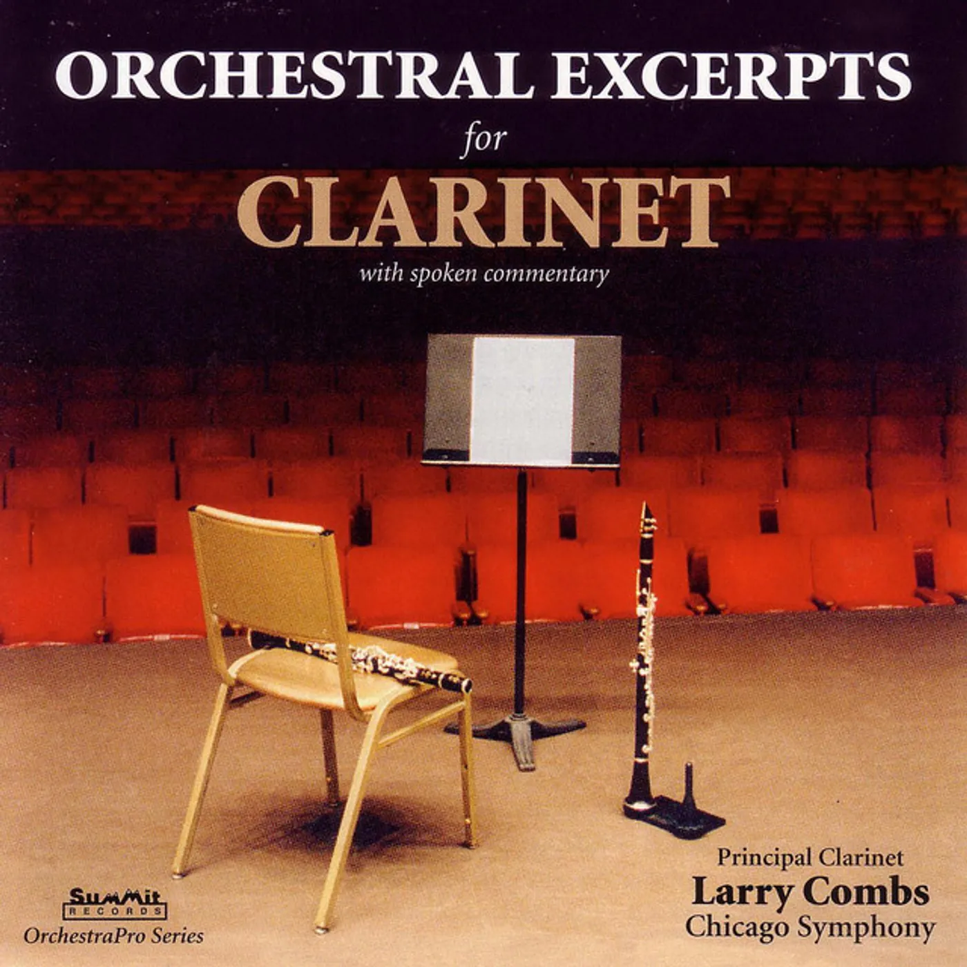 Larry Combs ORCHESTRAL EXCERPTS FOR CLARINET CD