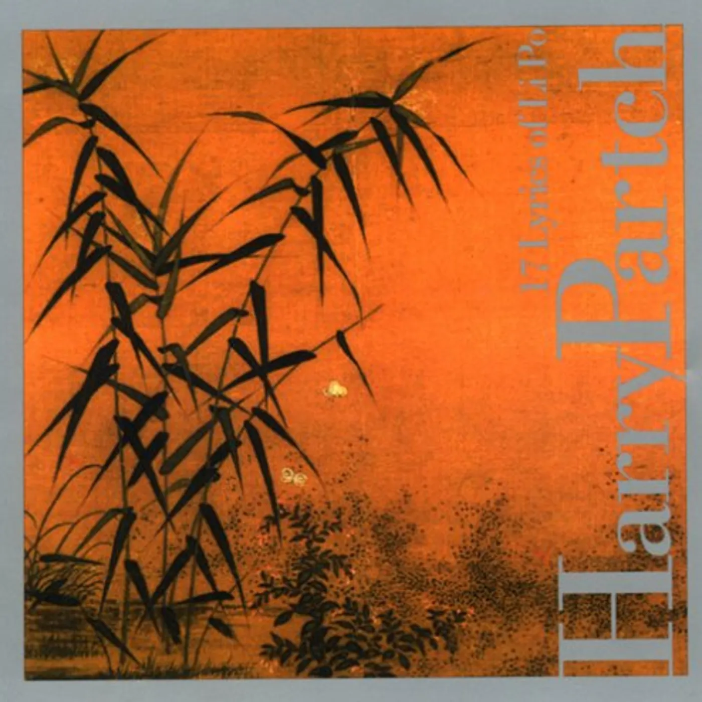 Harry Partch SEVENTEEN LYRICS OF LI PO CD