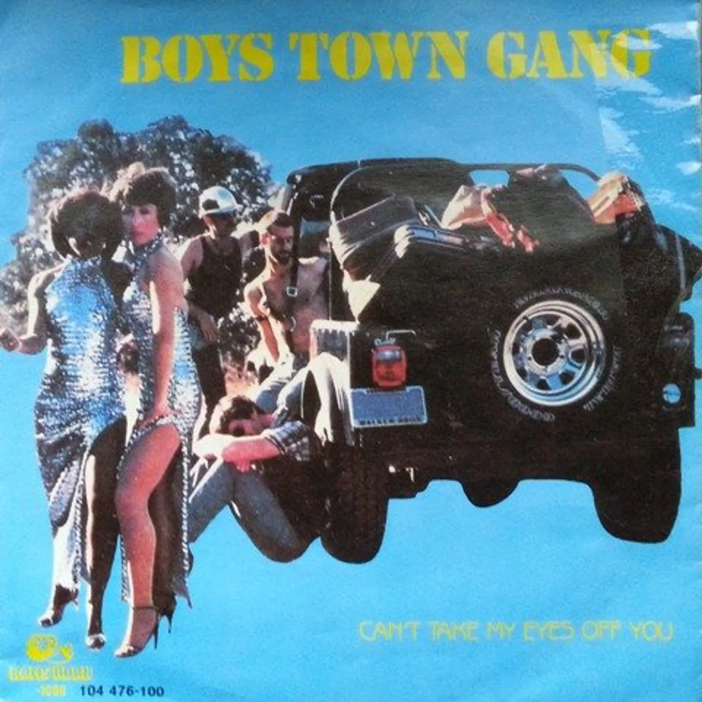 Boys Town Gang CAN'T TAKE MY EYES OFF YOU Vinyl Record - Canada Release