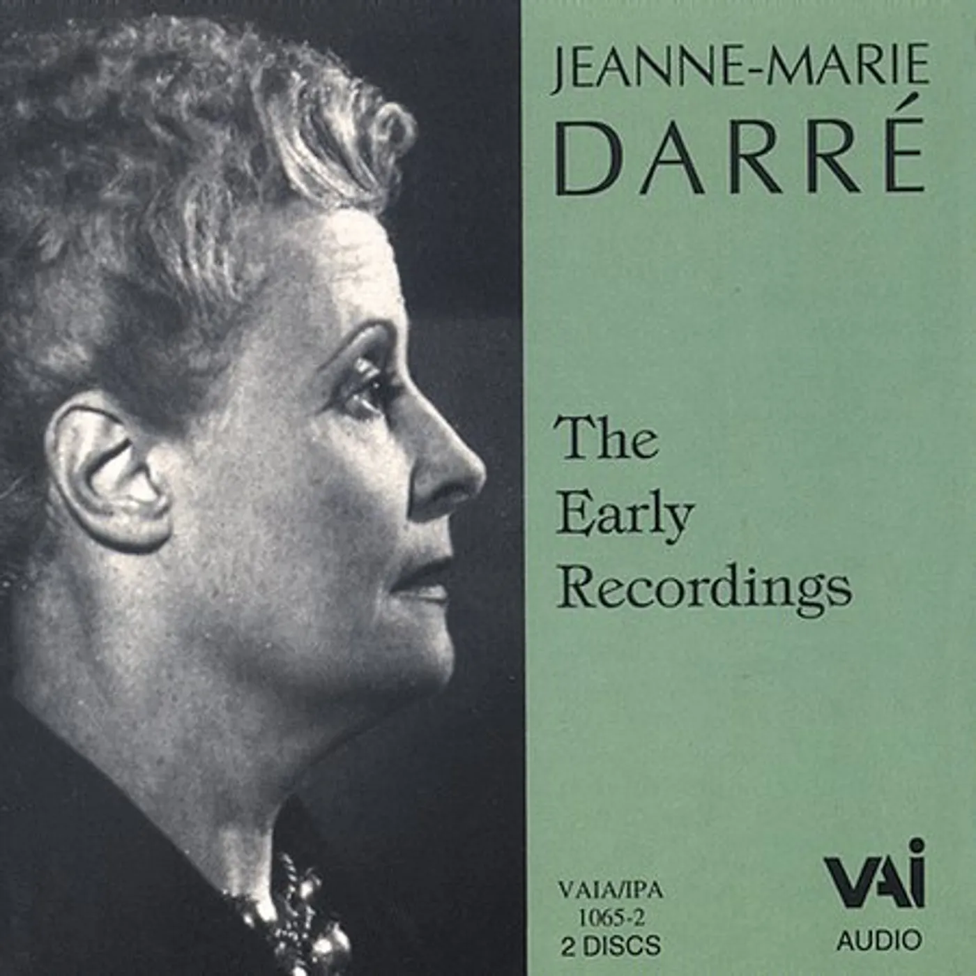 Jeanne-Marie Darre EARLY RECCORDINGS CD