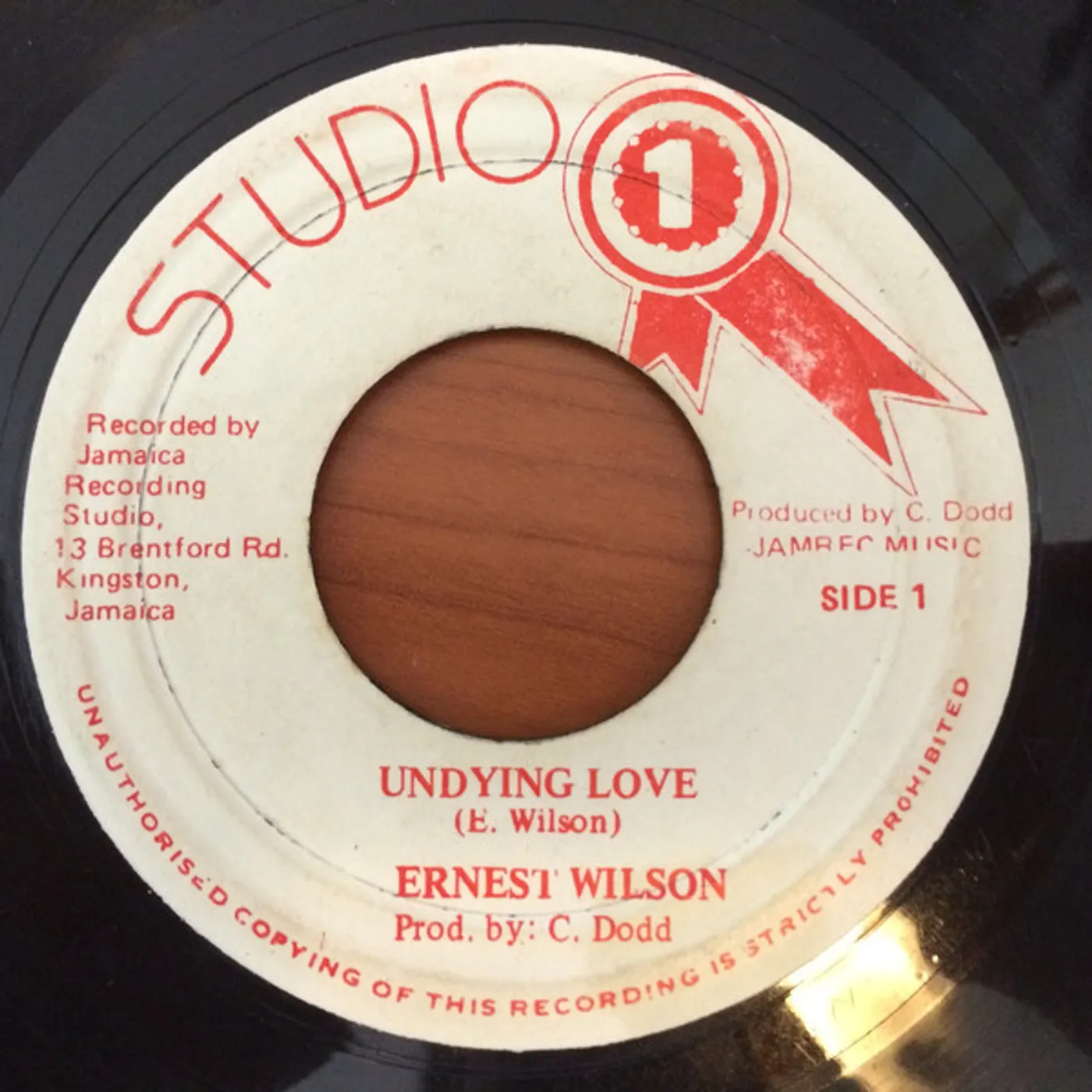 Ernest Wilson UNDYING LOVE Vinyl Record