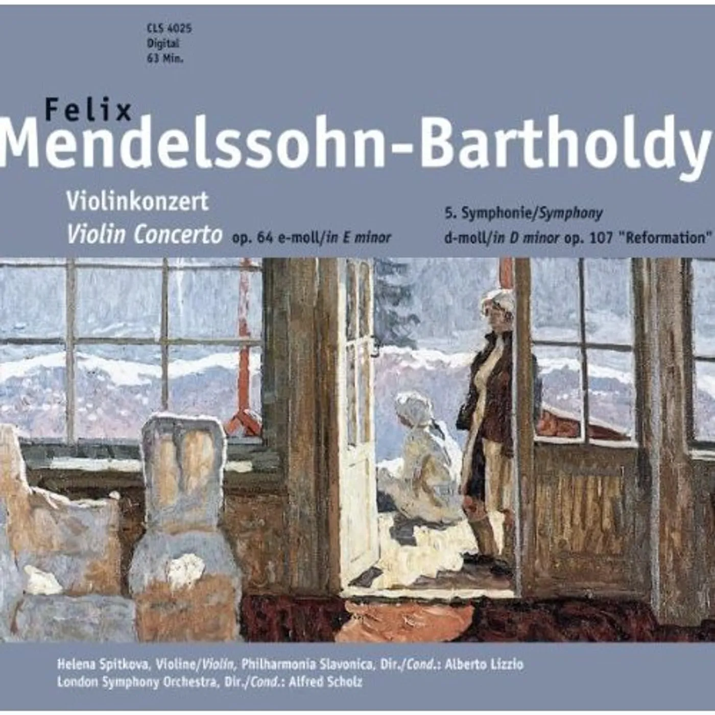 Mendelssohn VIOLIN CONCERTO IN E-MINOR CD