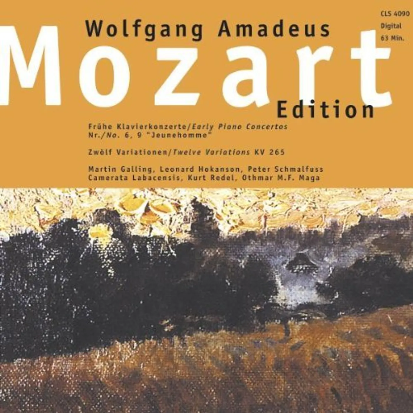 Wolfgang Amadeus Mozart EARLY PIANO CONCERTOS CD