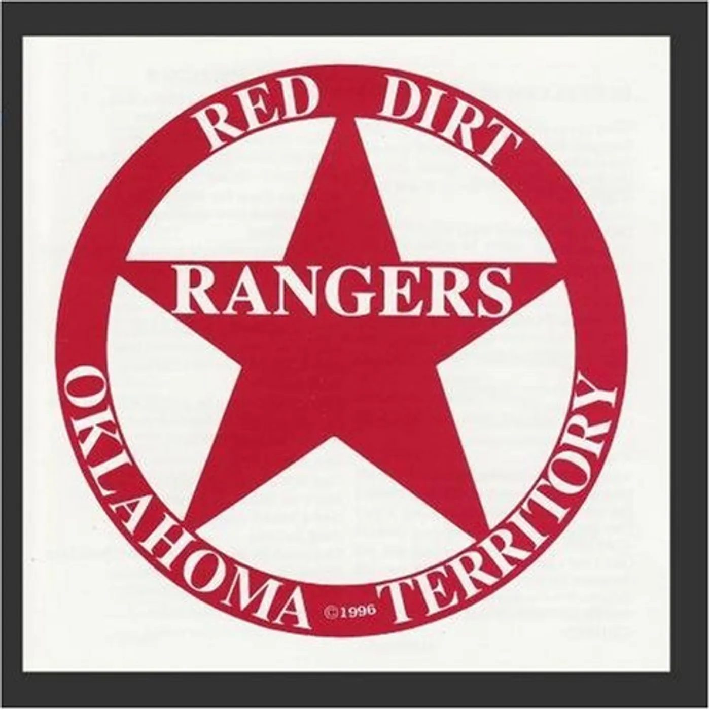 Red Dirt Rangers OKLAHOMA TERRITORY CD