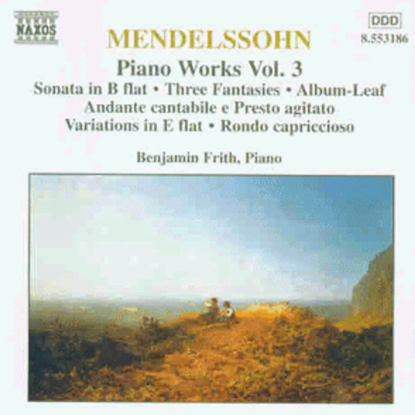 Mendelssohn PIANO WORKS 3 CD