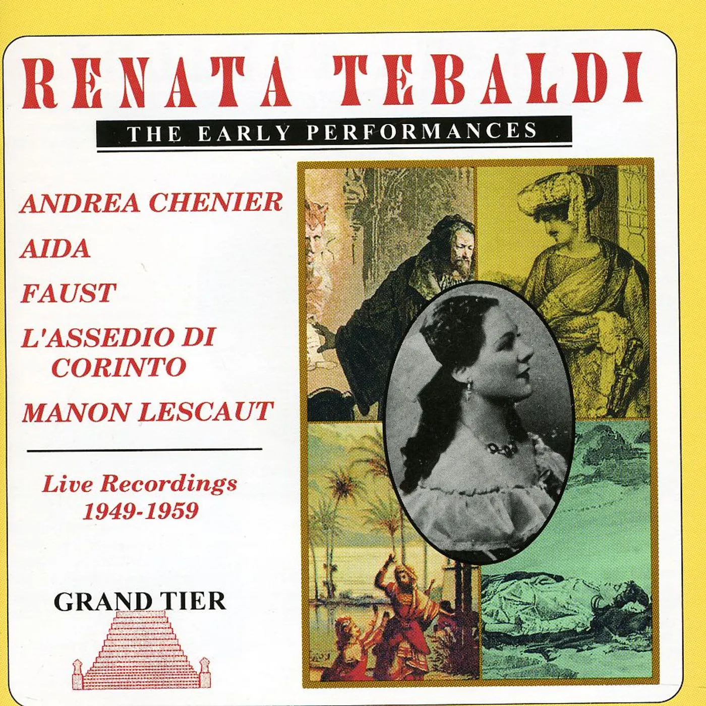 Renata Tebaldi EARLY PERFORMANCES CD