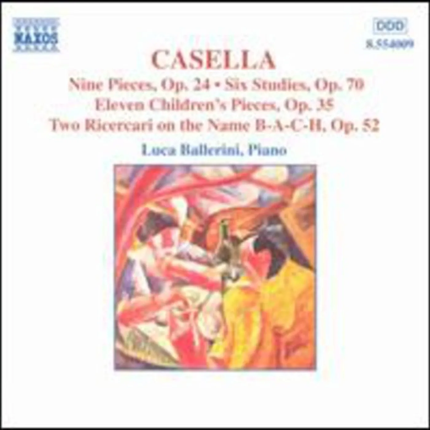 Casella NINE PIECES OP 24 / SIX STUDIES OP 70 CD