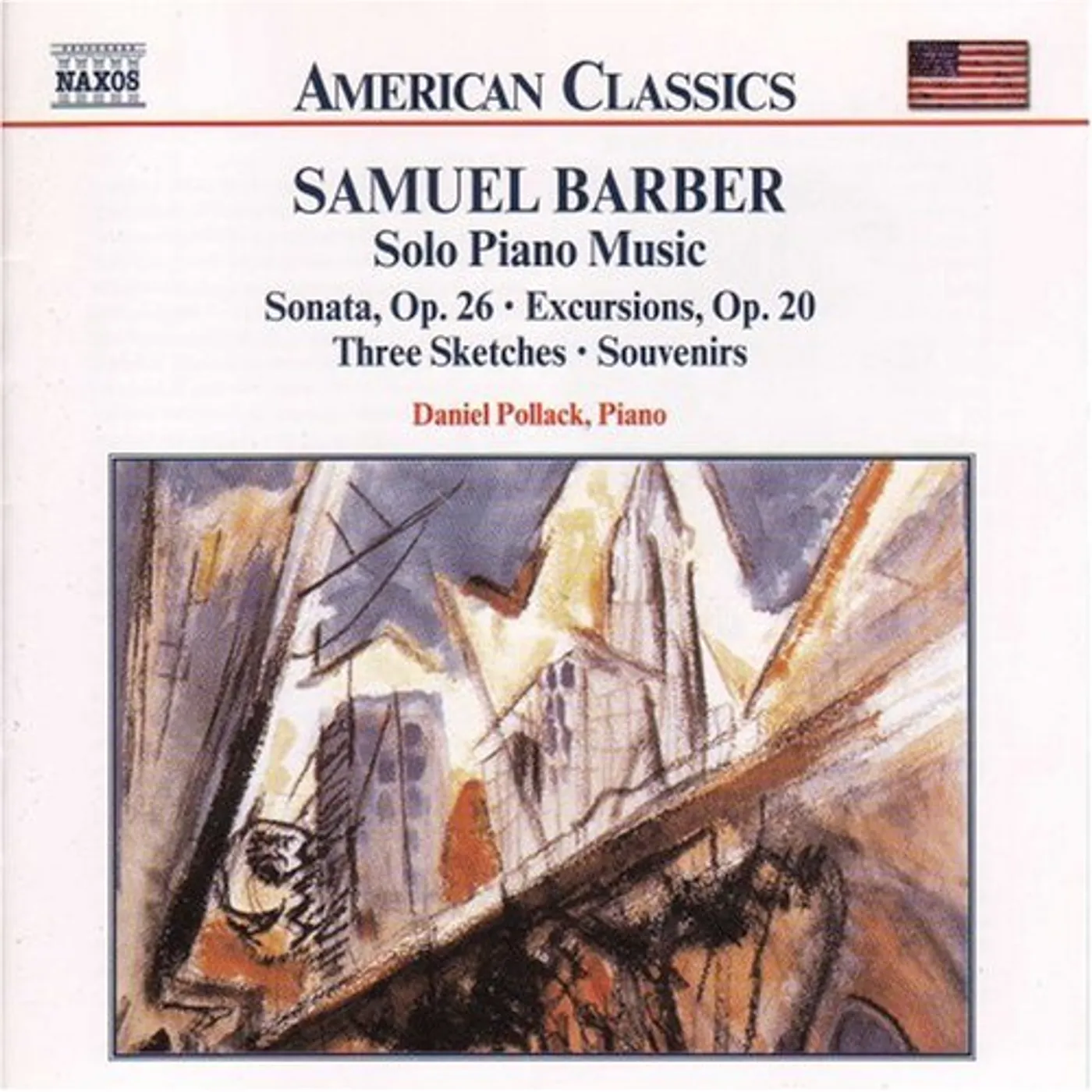 Samuel Barber COMPLETE PUBLISHED SOLO PIANO MUSIC CD