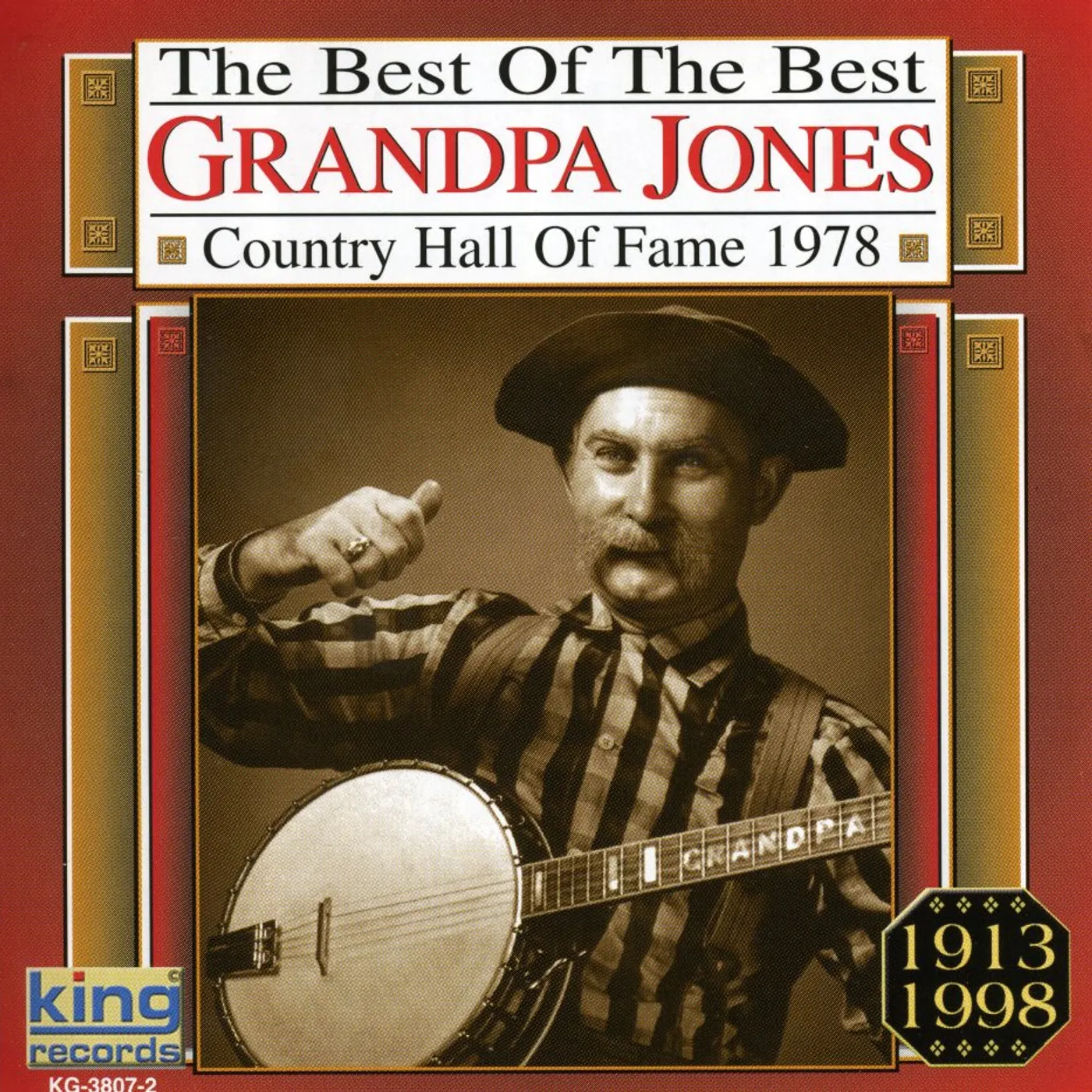 Grandpa Jones COUNTRY MUSIC HALL OF FAME 1978 CD