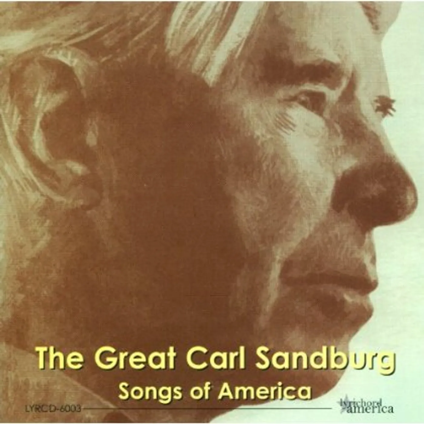 GREAT CARL SANDBURG: SONGS OF AMERICA CD
