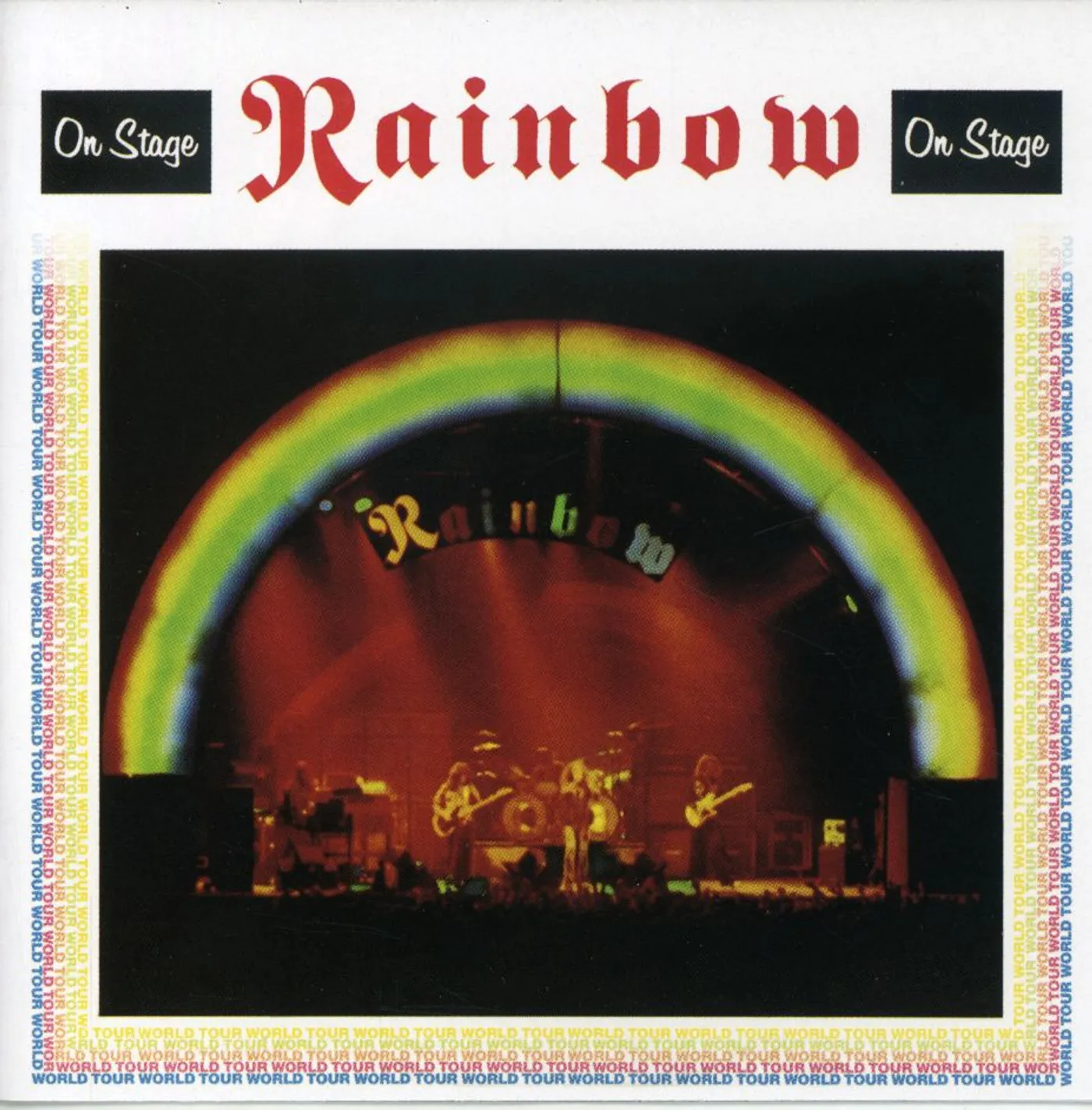 RAINBOW ON STAGE OYSTER MWZ8103/4 JAPAN 1977 1ST PRESS LP