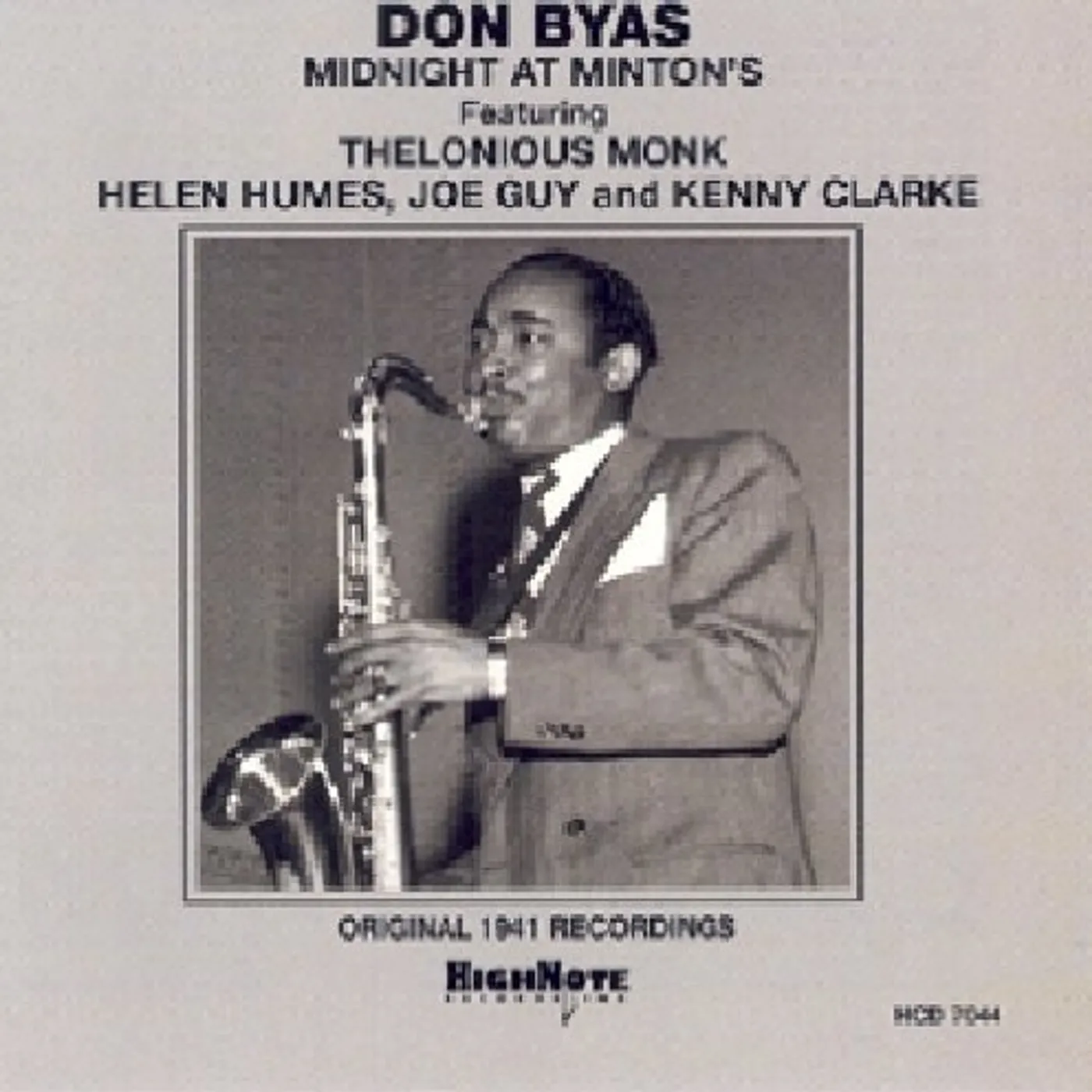Don Byas MIDNIGHT AT MINTON'S CD