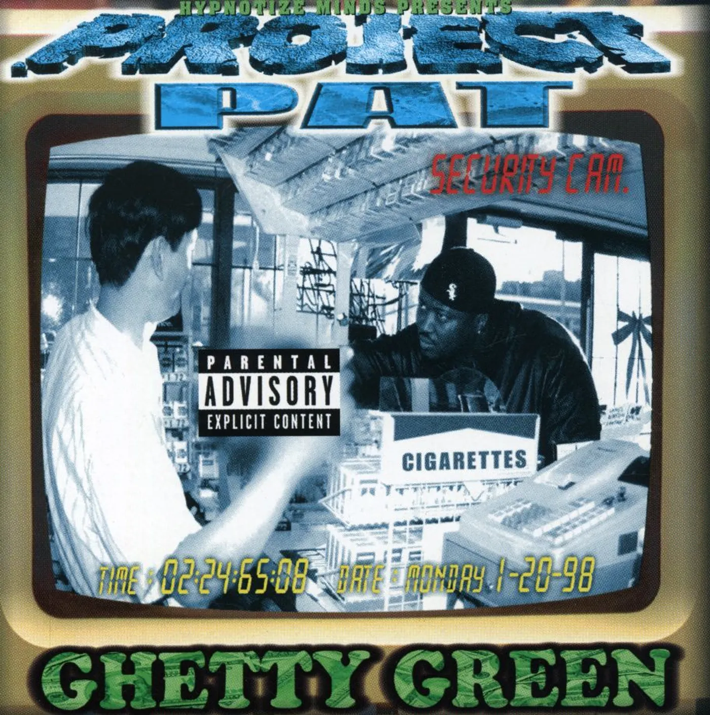 【D'GREE】【1999-Memphis,TN】【G-Rap】【オマケCD】 Project Pat GHETTY GREEN CD