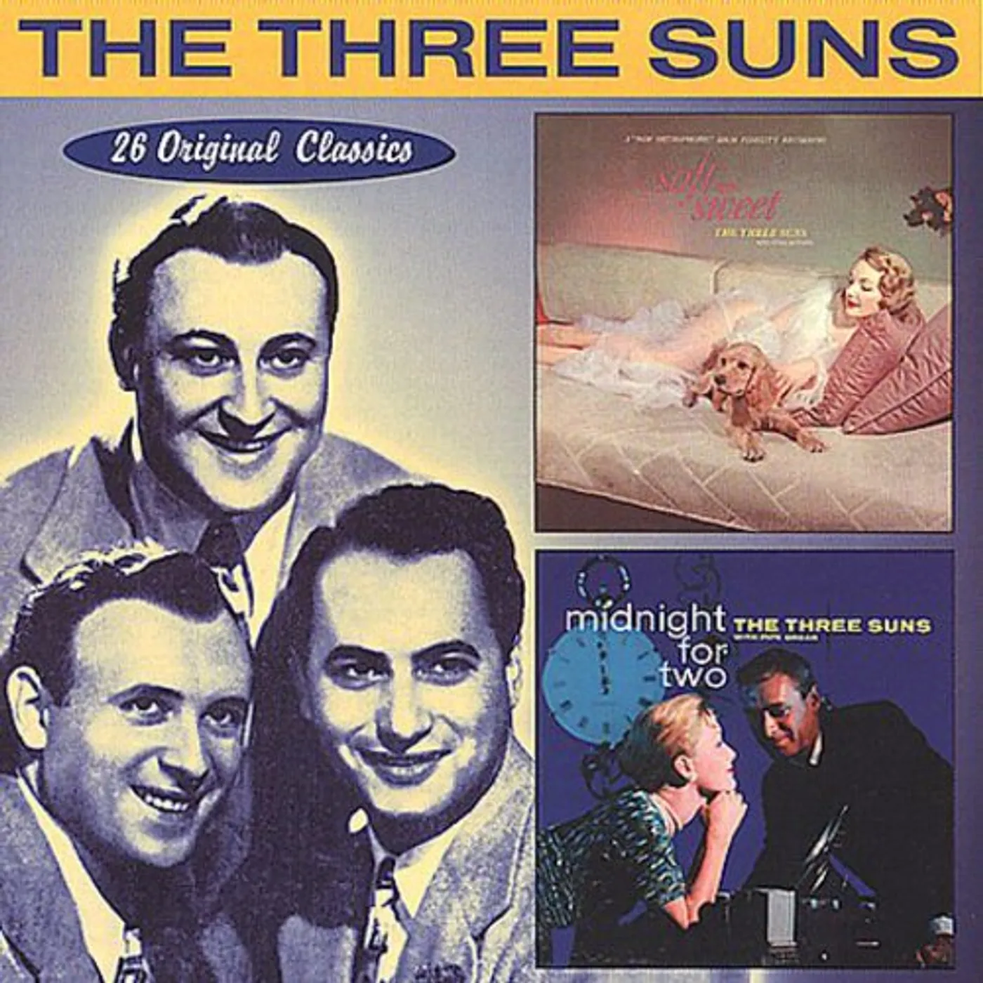 The Three Suns SOFT & SWEET / MIDNIGHT FOR TWO CD
