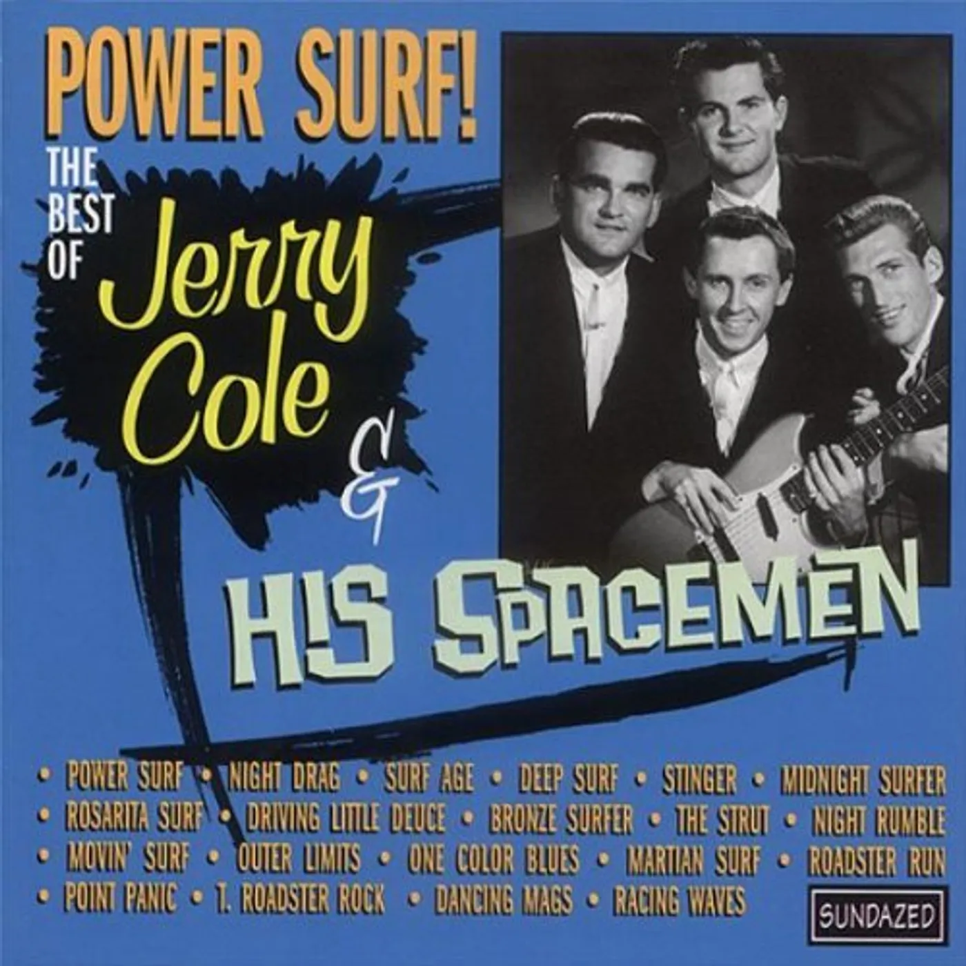 Jerry Cole and his Spacemen POWER SURF: BEST OF CD