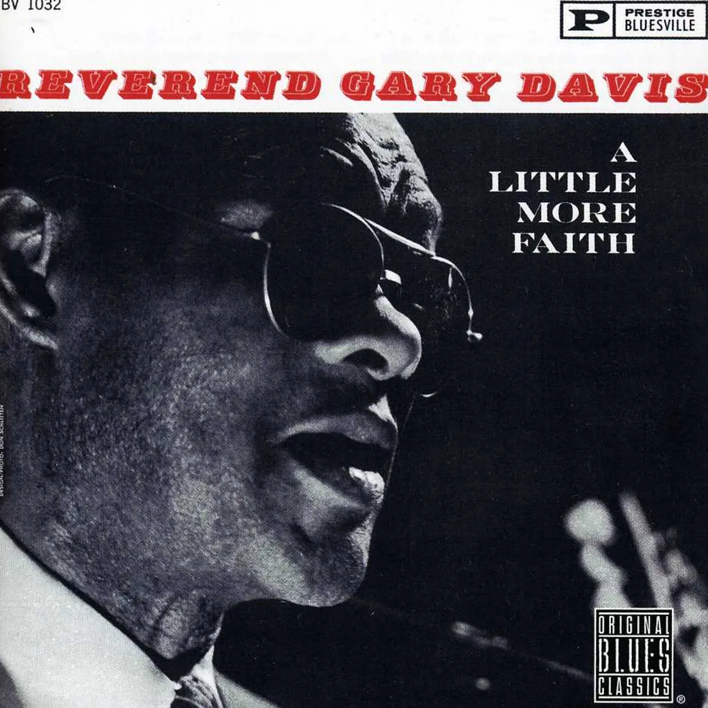 Rev. Gary Davis LITTLE MORE FAITH CD