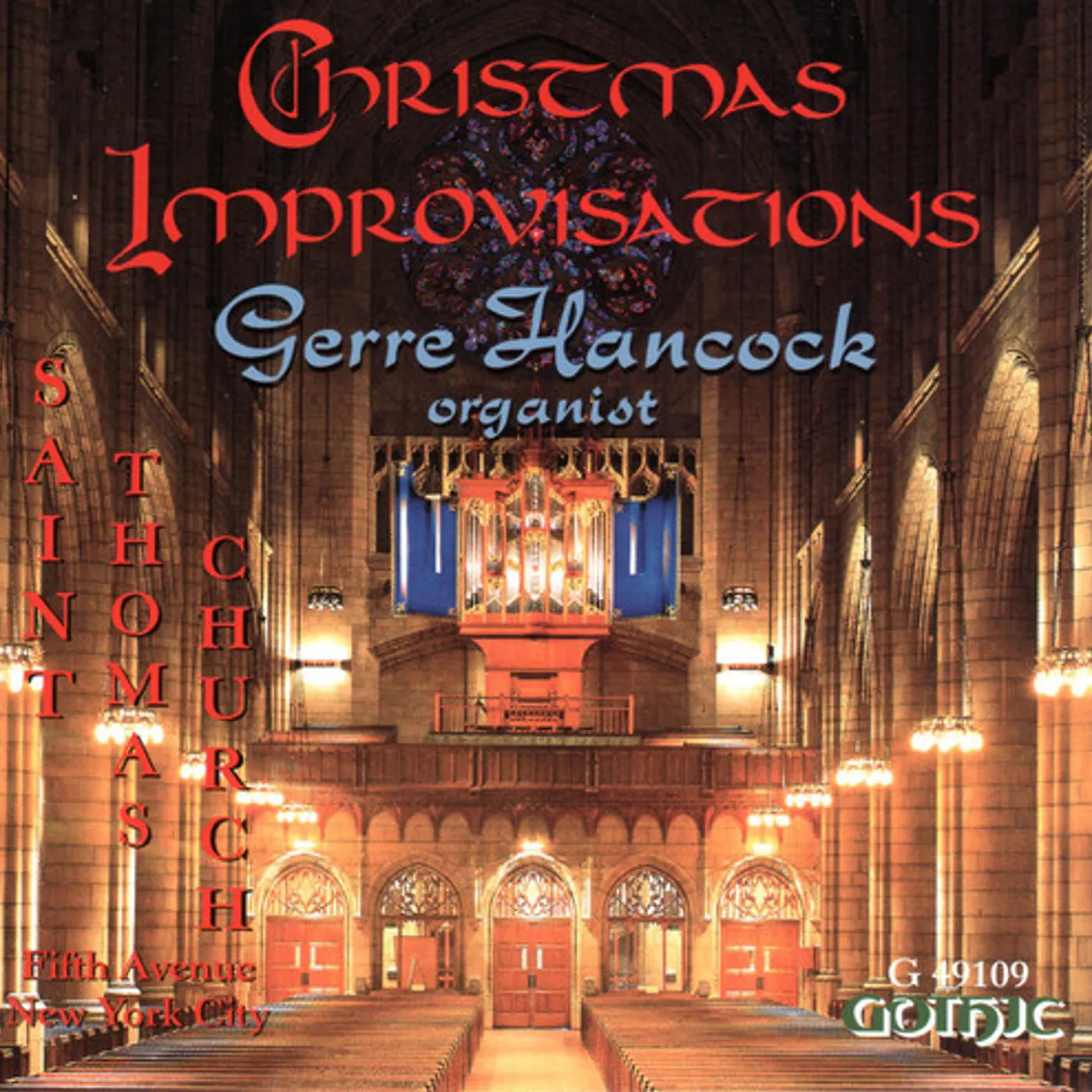 Gerre Hancock CHRISTMAS IMPROVISATIONS CD