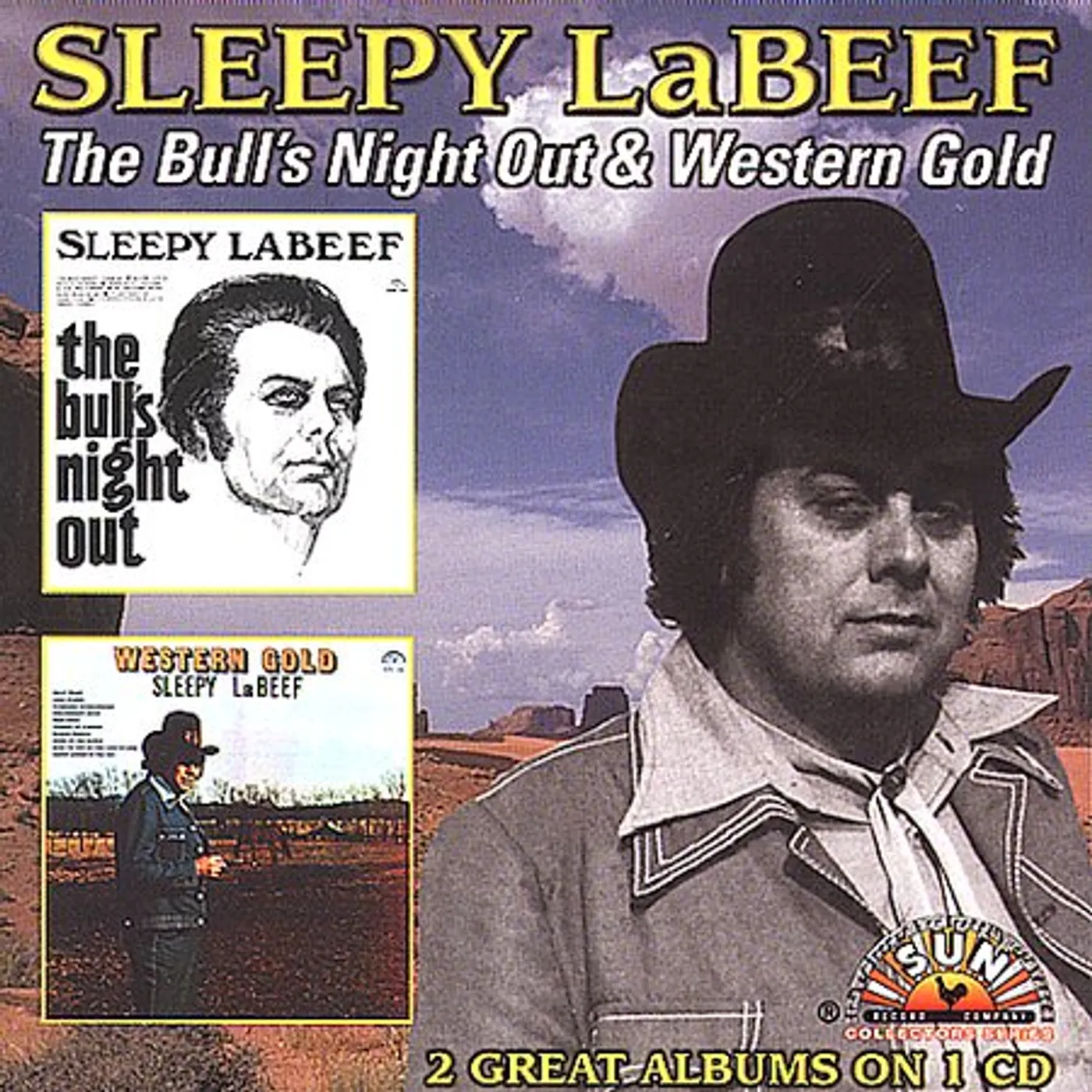 Sleepy LaBeef BULL'S NIGHT OUT / WESTERN GOLD CD