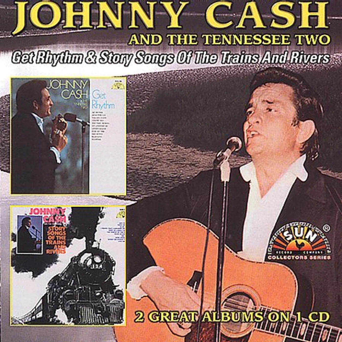 Johnny Cash GET RHYTHM / STORY SONGS OF TRAINS & RIVERS CD