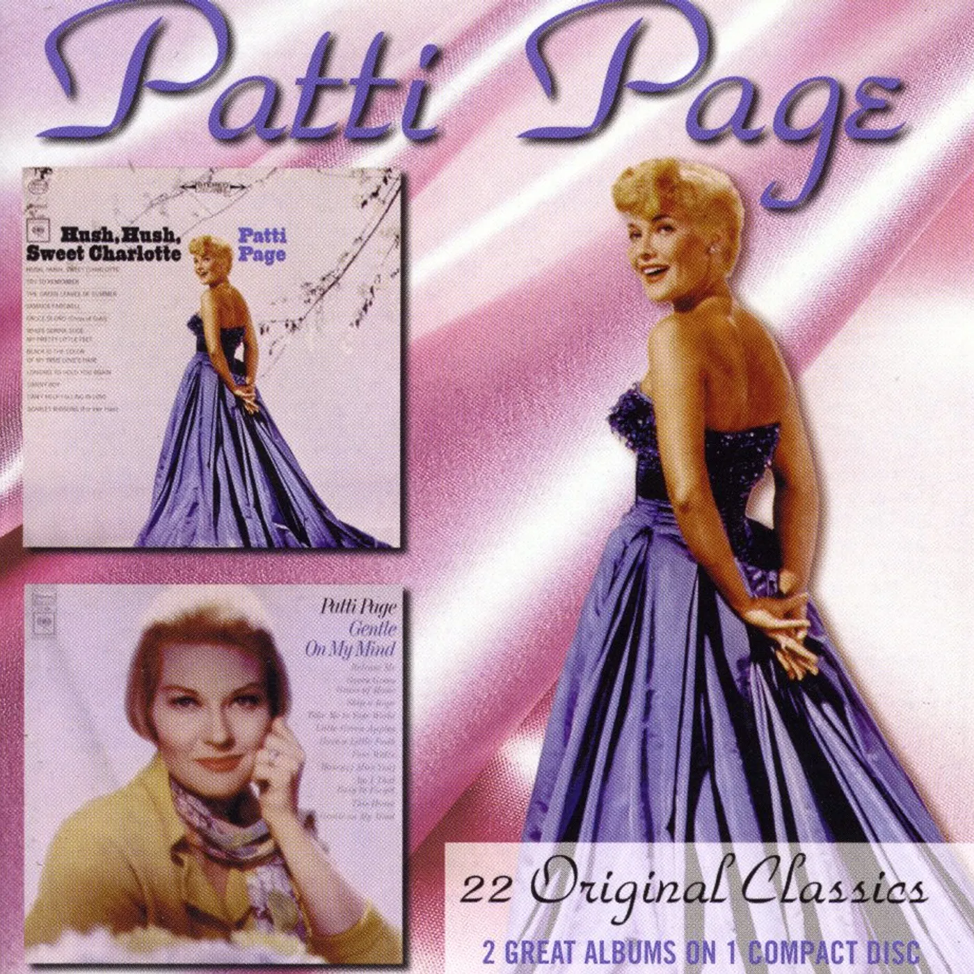 Patti Page HUSH HUSH SWEET CHARLOTTE / GENTLE ON MY MIND CD