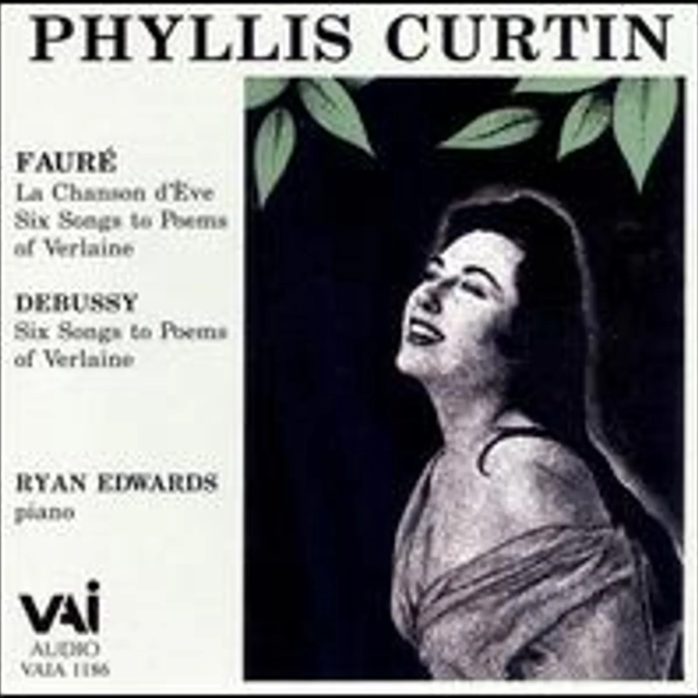 Phyllis Curtin SINGS FAURE & DEBUSSY CD