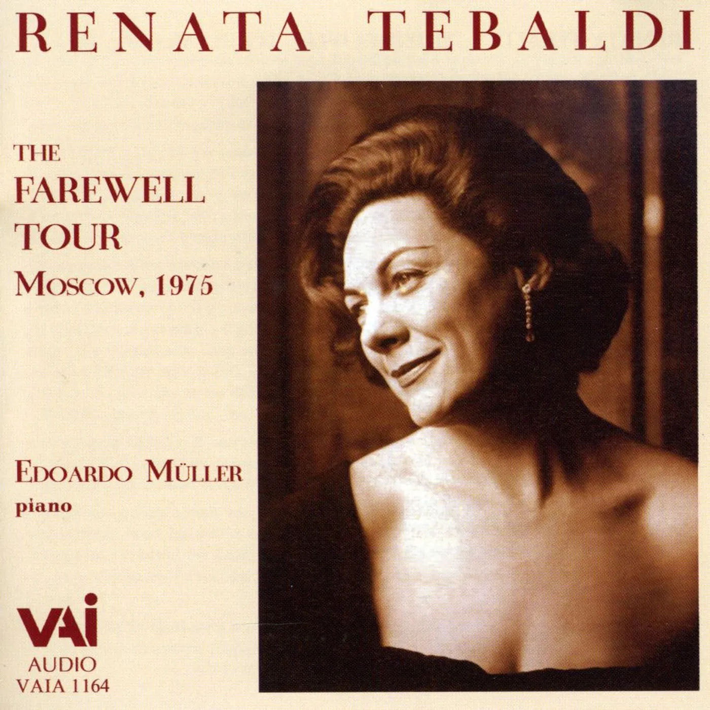 Renata Tebaldi FAREWELL TOUR MOSCOW 1975 CD