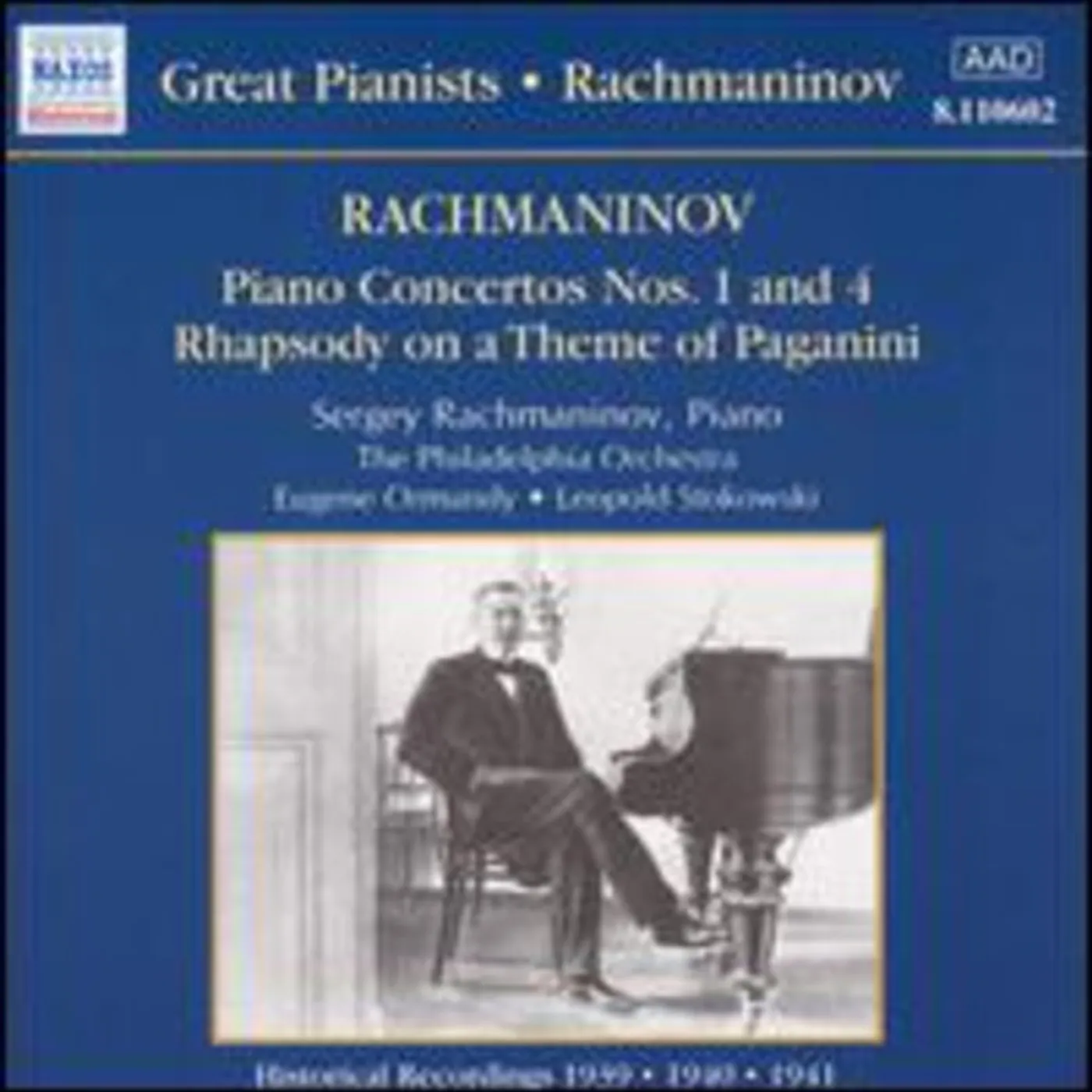 Sergey Rachmaninoff PIANO CONCERTOS 1 & 4 CD
