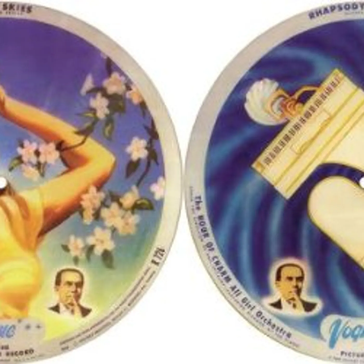 Hour of Charm All Girl Orchestra BLUE SKIES / RHAPSODY IN BLUE PT.2 (PICTURE DISC) Vinyl Record