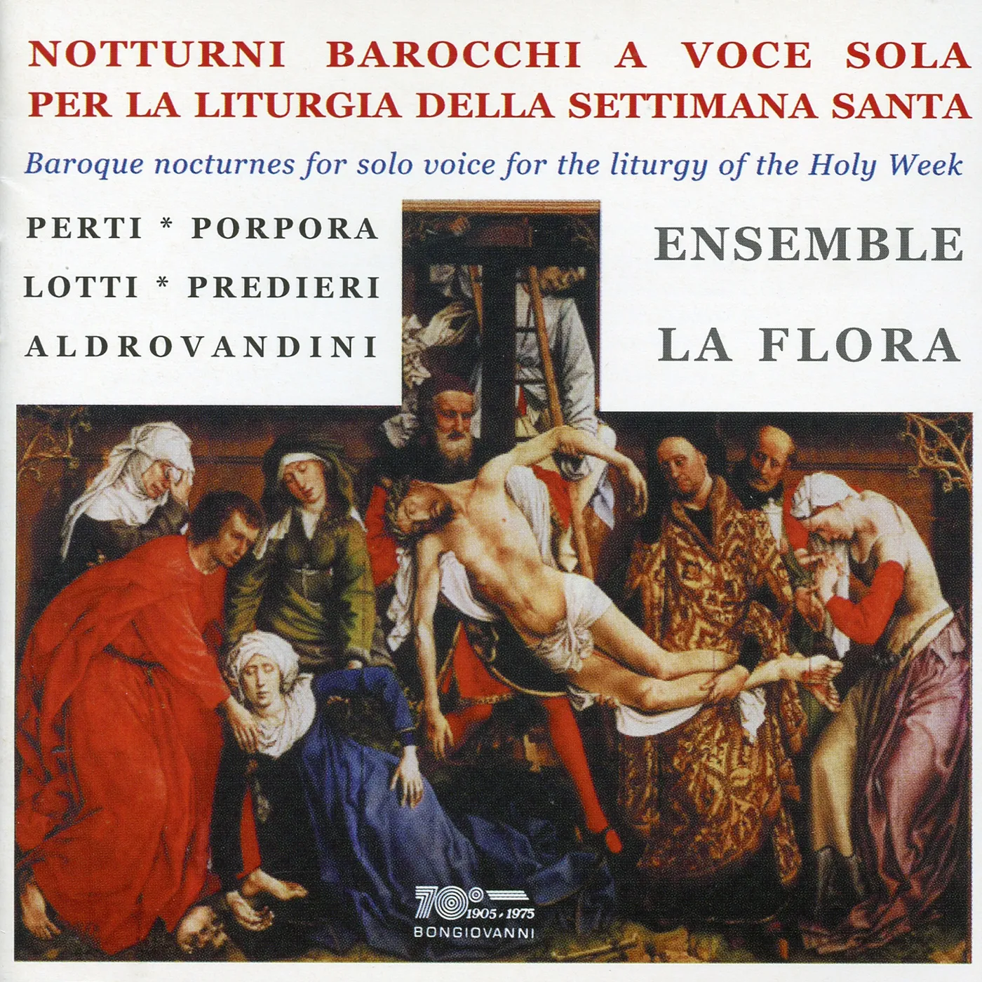 Ensemble La Flora BAROQUE NOCTURNES FOR SOLO VOICE CD