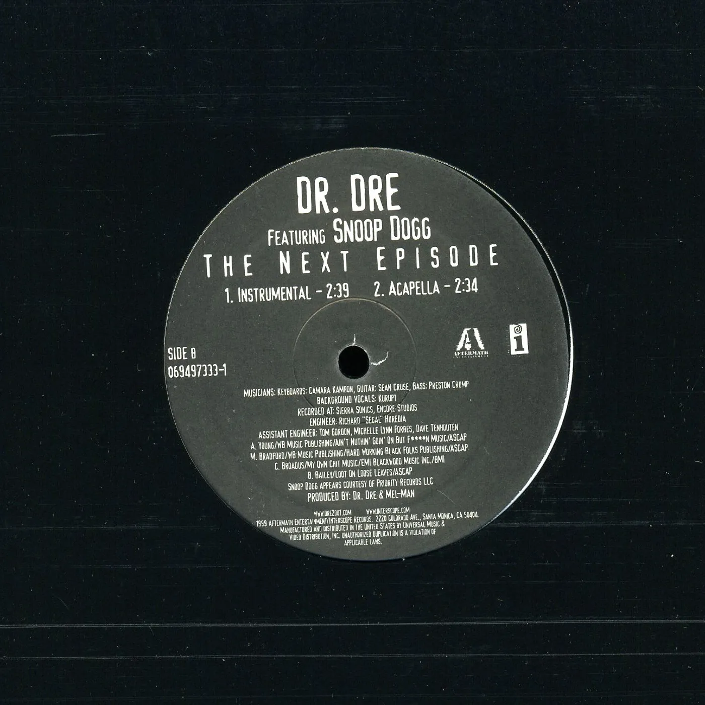 Dr. Dre NEXT EPISODE (X4) Vinyl Record